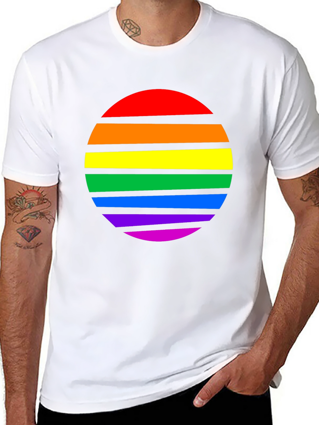 Rainbow Sunset Pride T-Shirt