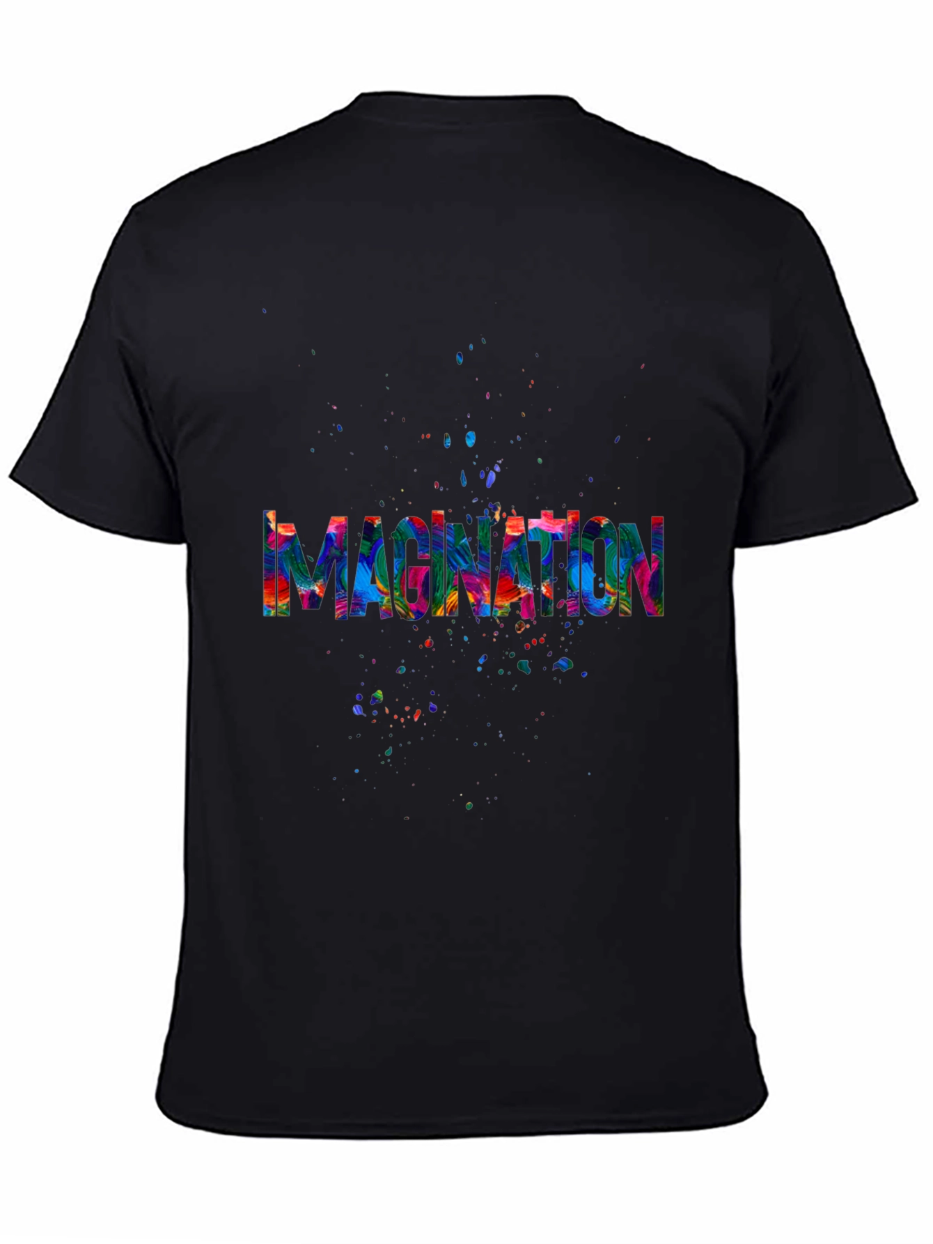 Imagination Splash Black T-Shirt