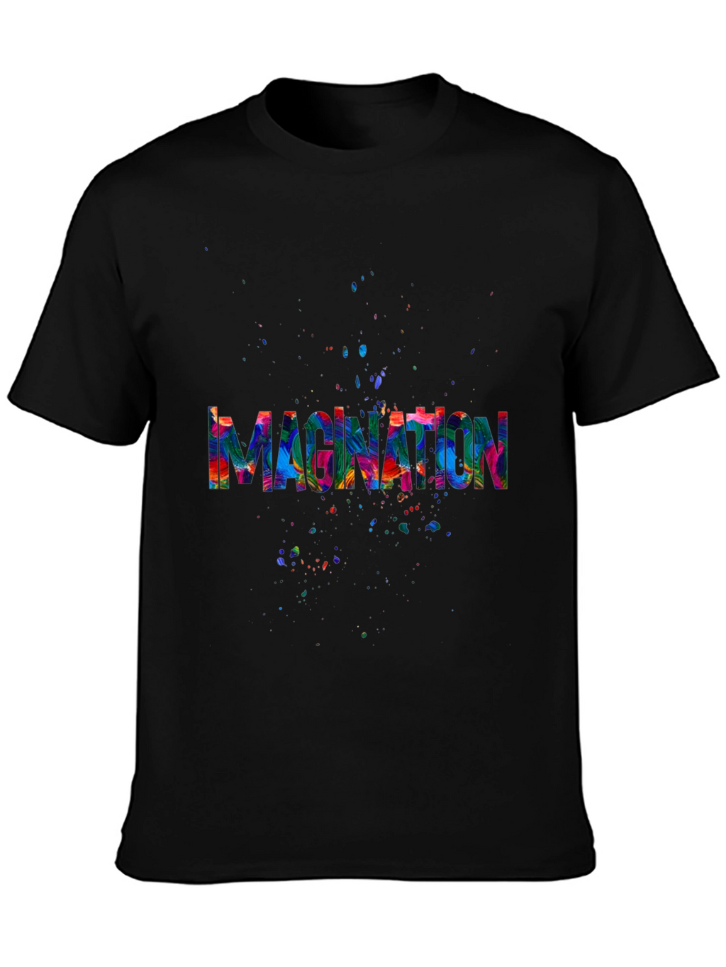Imagination Splash Black T-Shirt