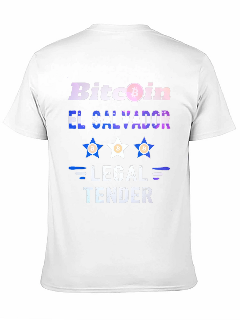 Bitcoin El Salvador Legal Tender Black T-Shirt