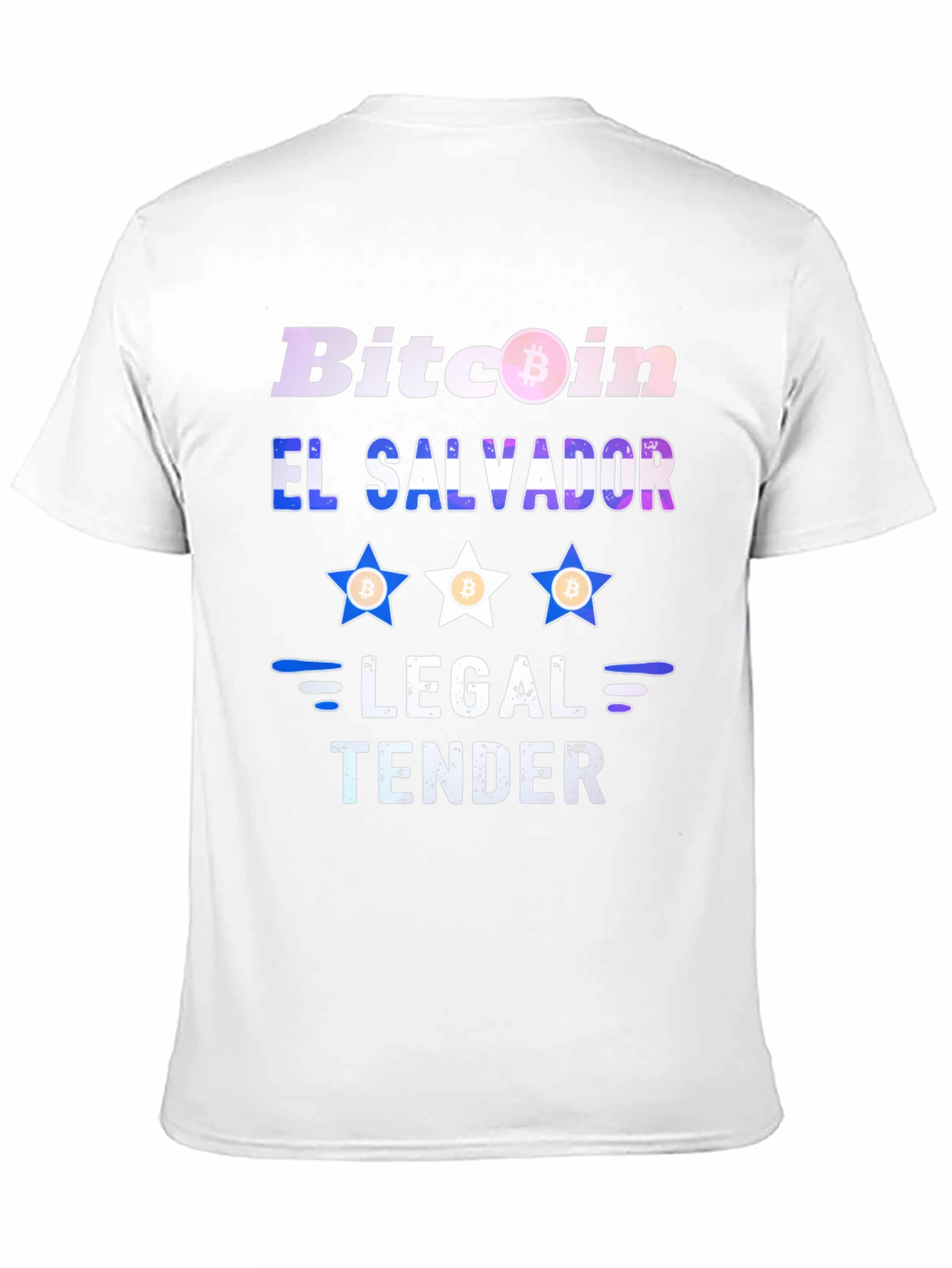 Bitcoin El Salvador Legal Tender Black T-Shirt
