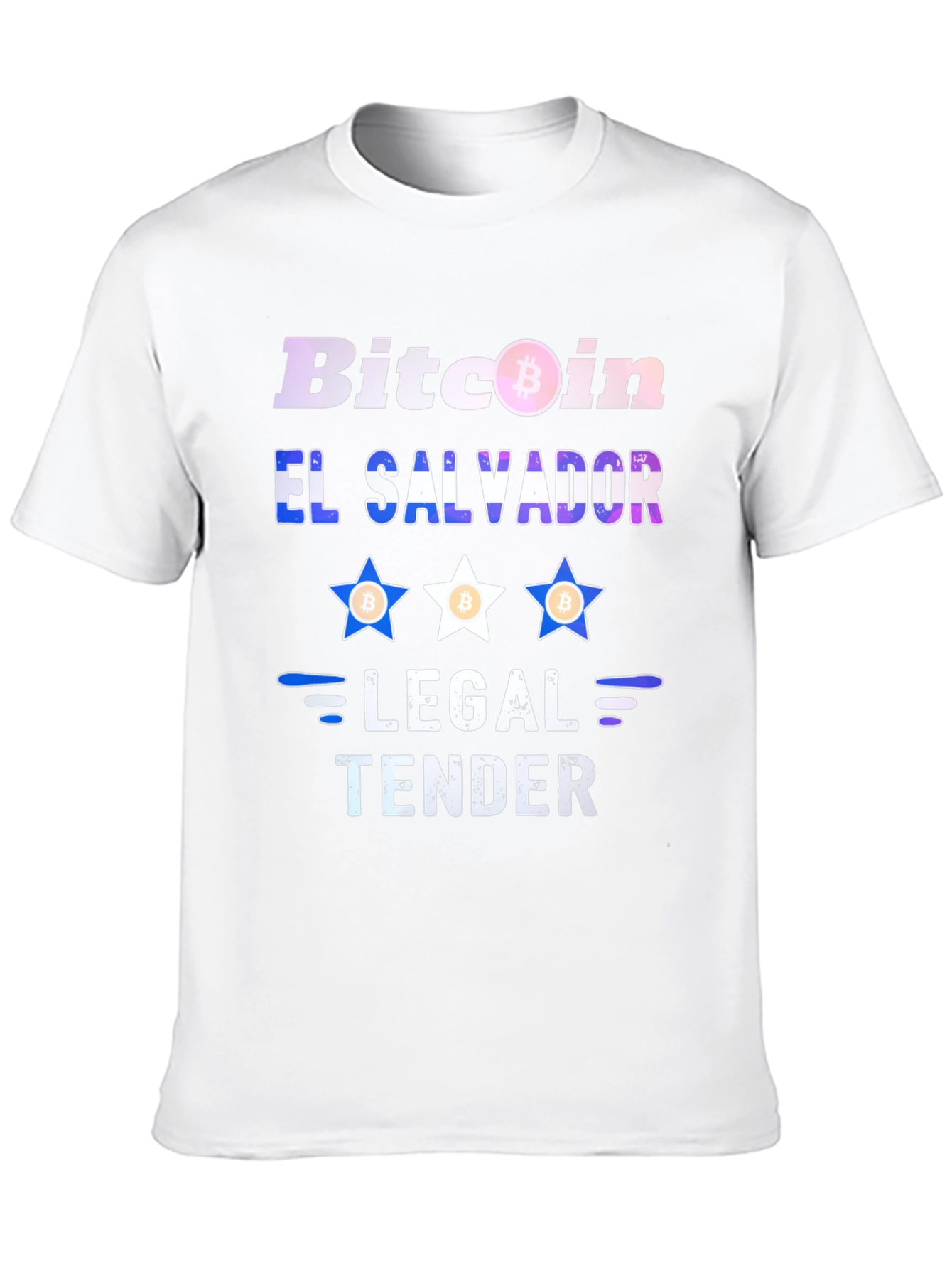 Bitcoin El Salvador Legal Tender Black T-Shirt