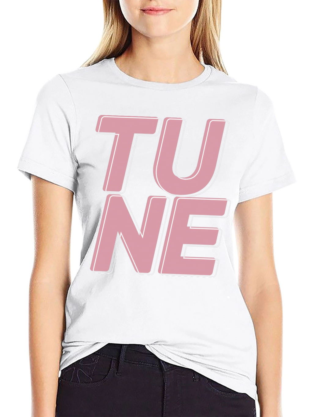 Tune Graphic Tee - Black Cotton T-Shirt