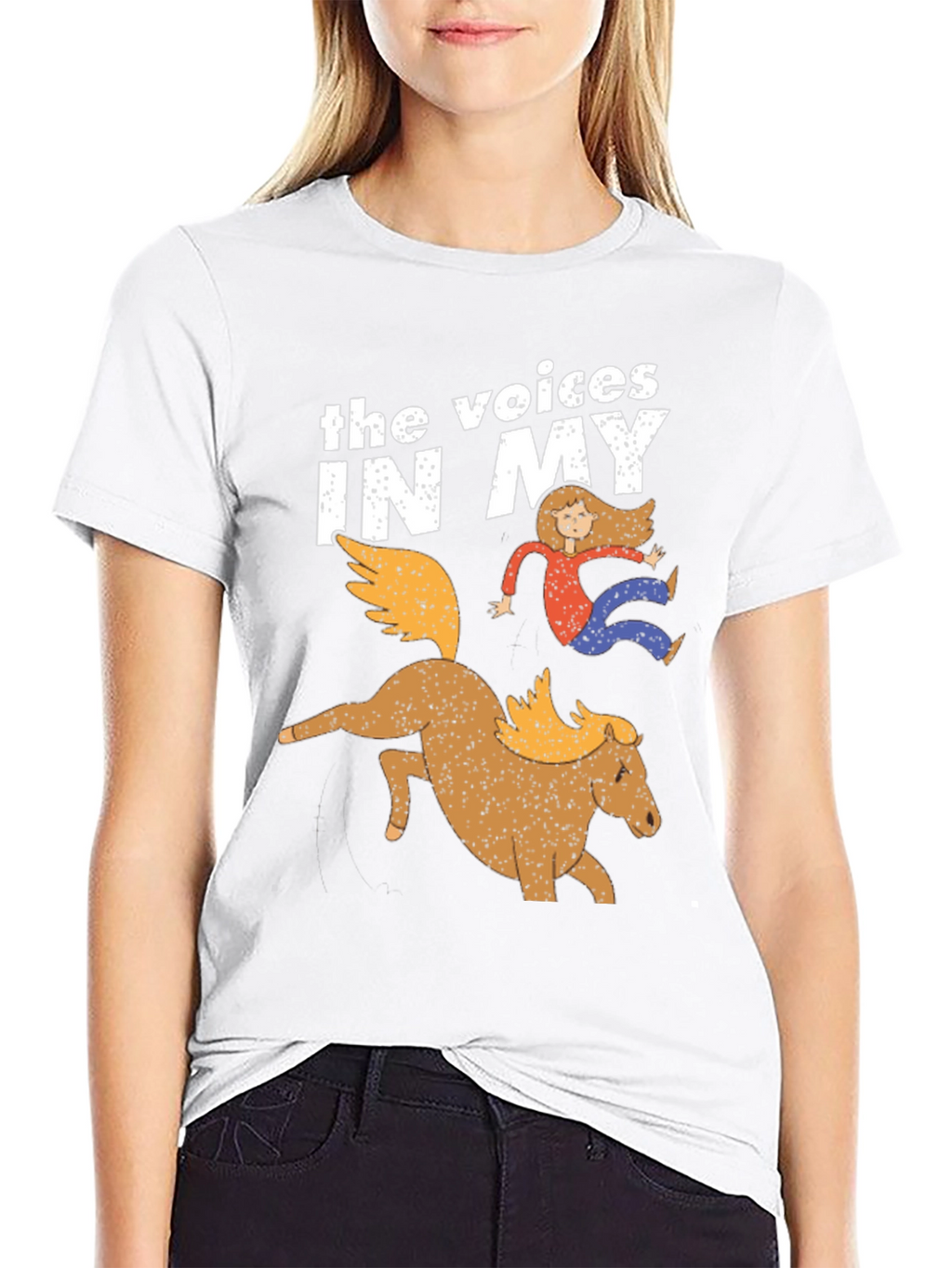 The Voices In My Head Funny Graphic T-Shirt