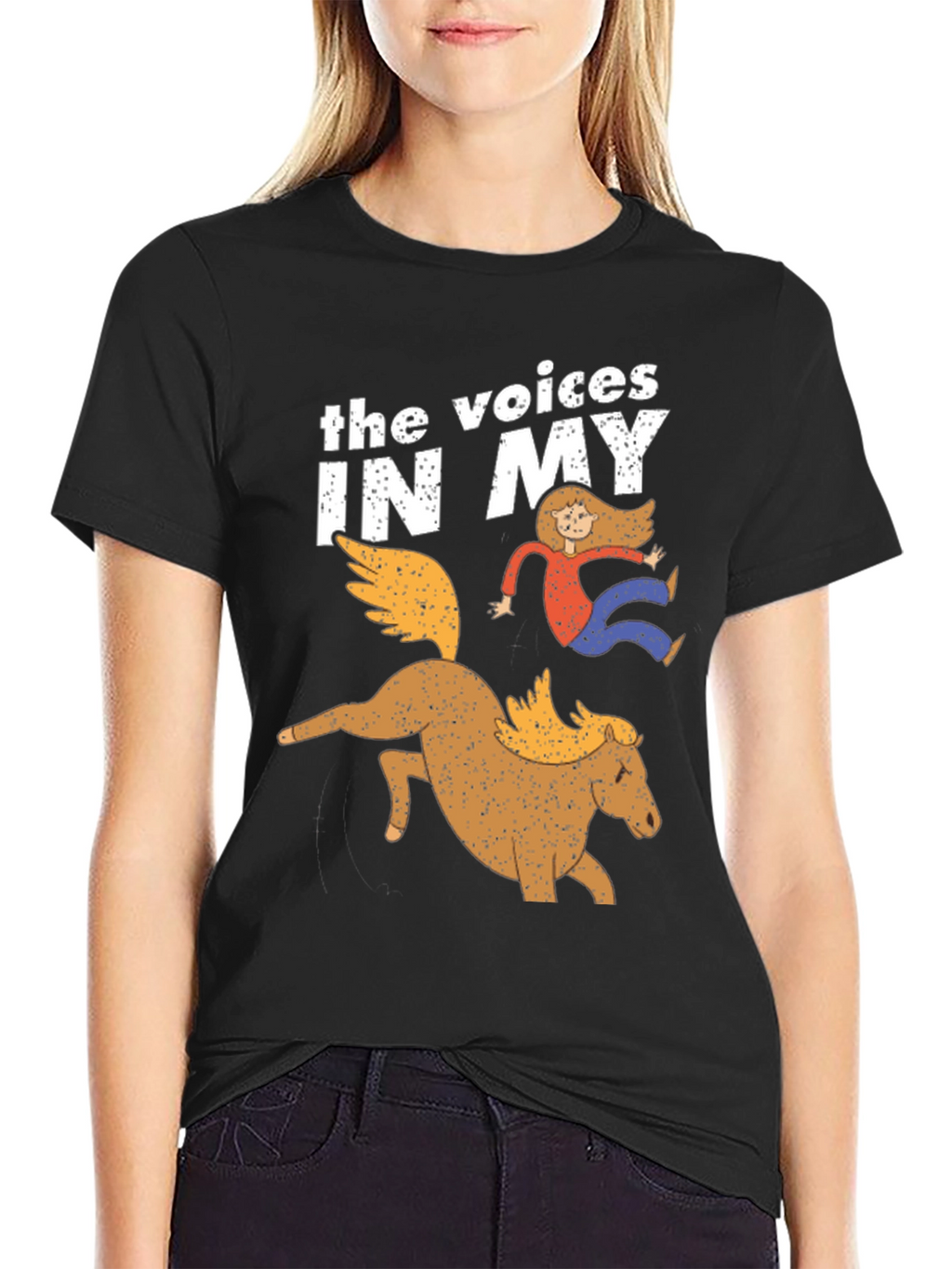 The Voices In My Head Funny Graphic T-Shirt