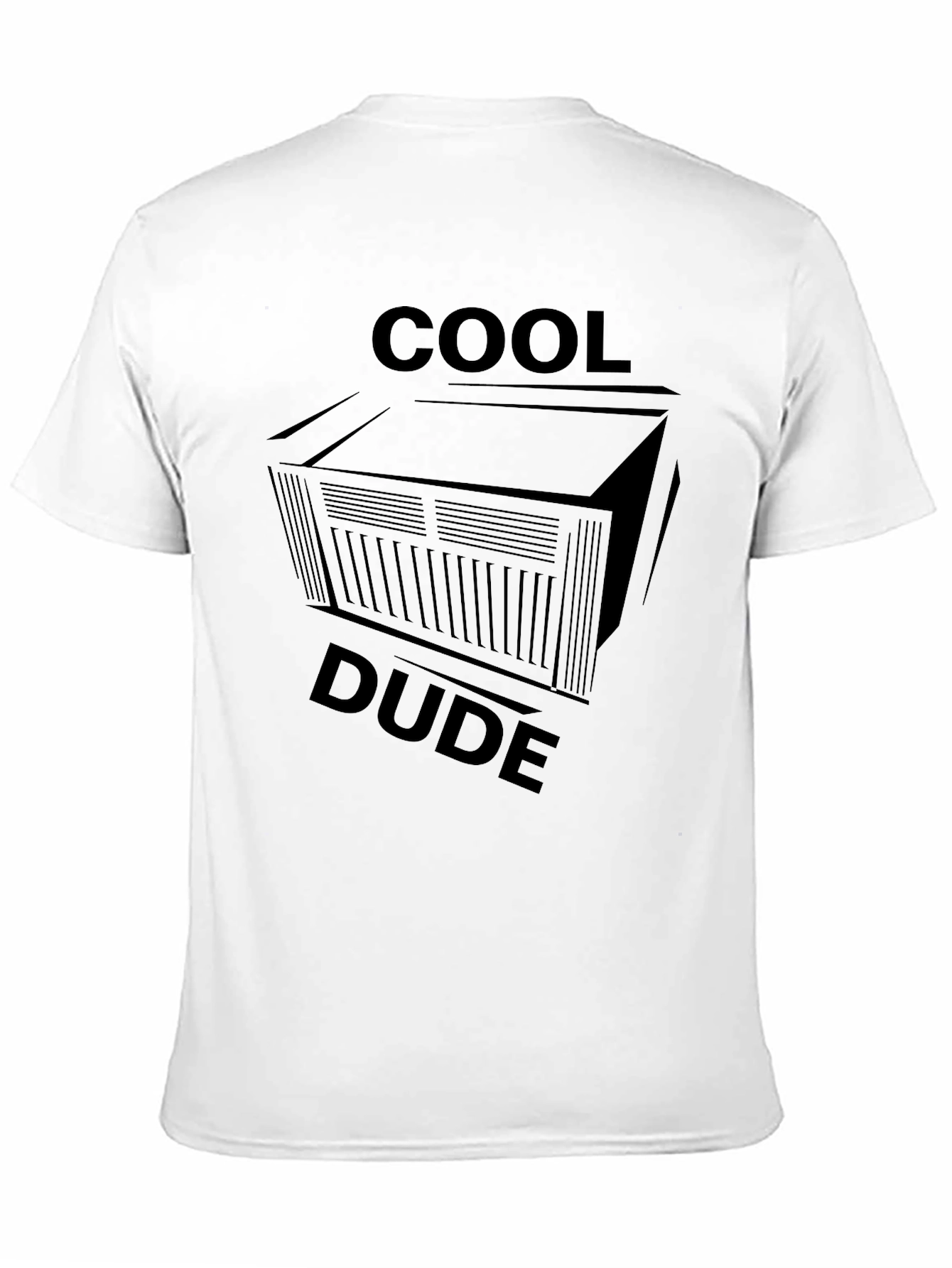 Cool Dude Black Graphic Tee - Unique Design!