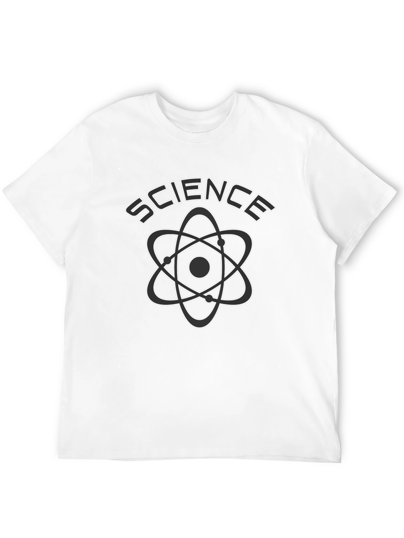 Science Atom Graphic Print T-Shirt