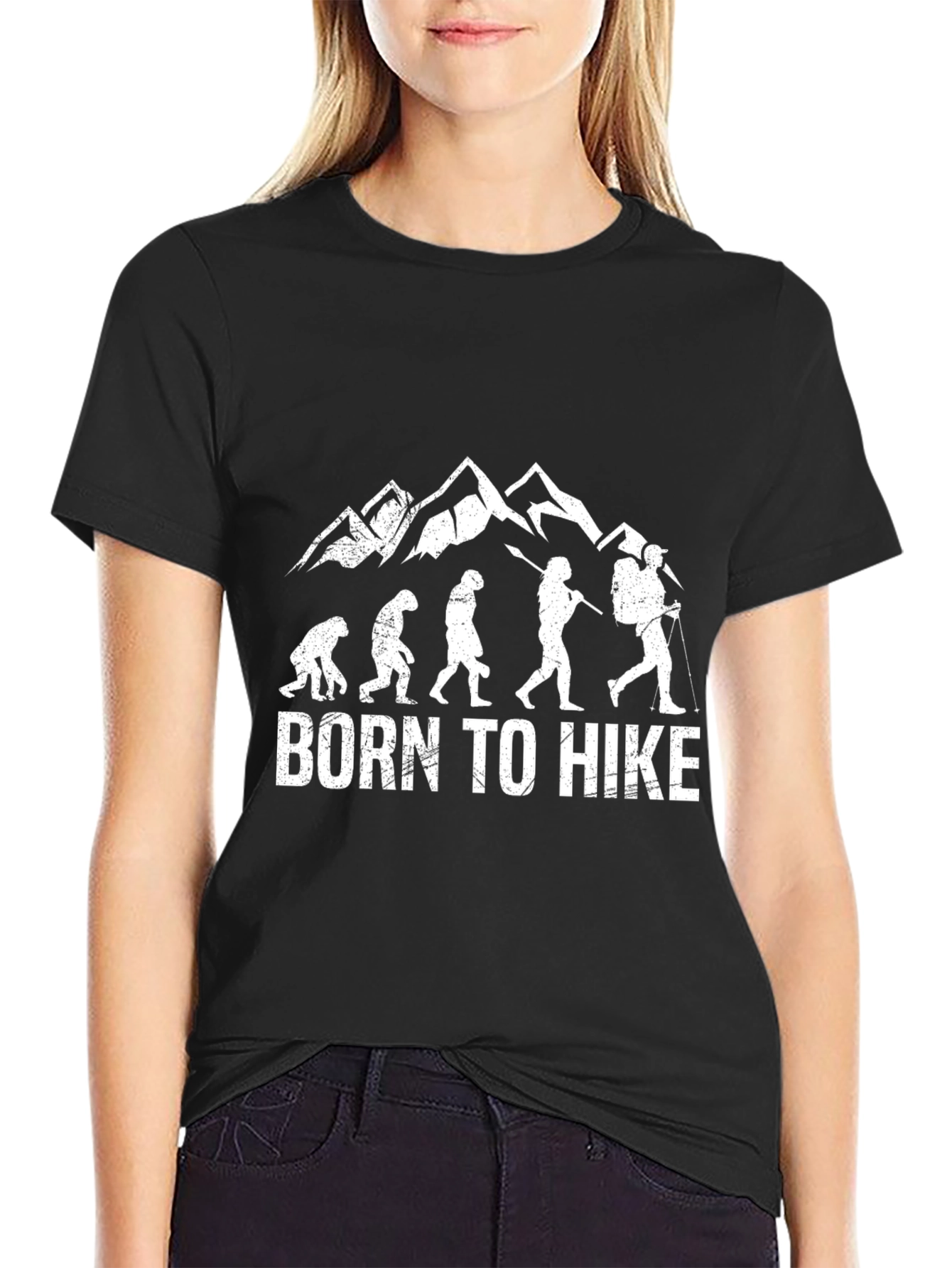 Born to Hike Evolution T-Shirt - Outdoor Adventure Tee