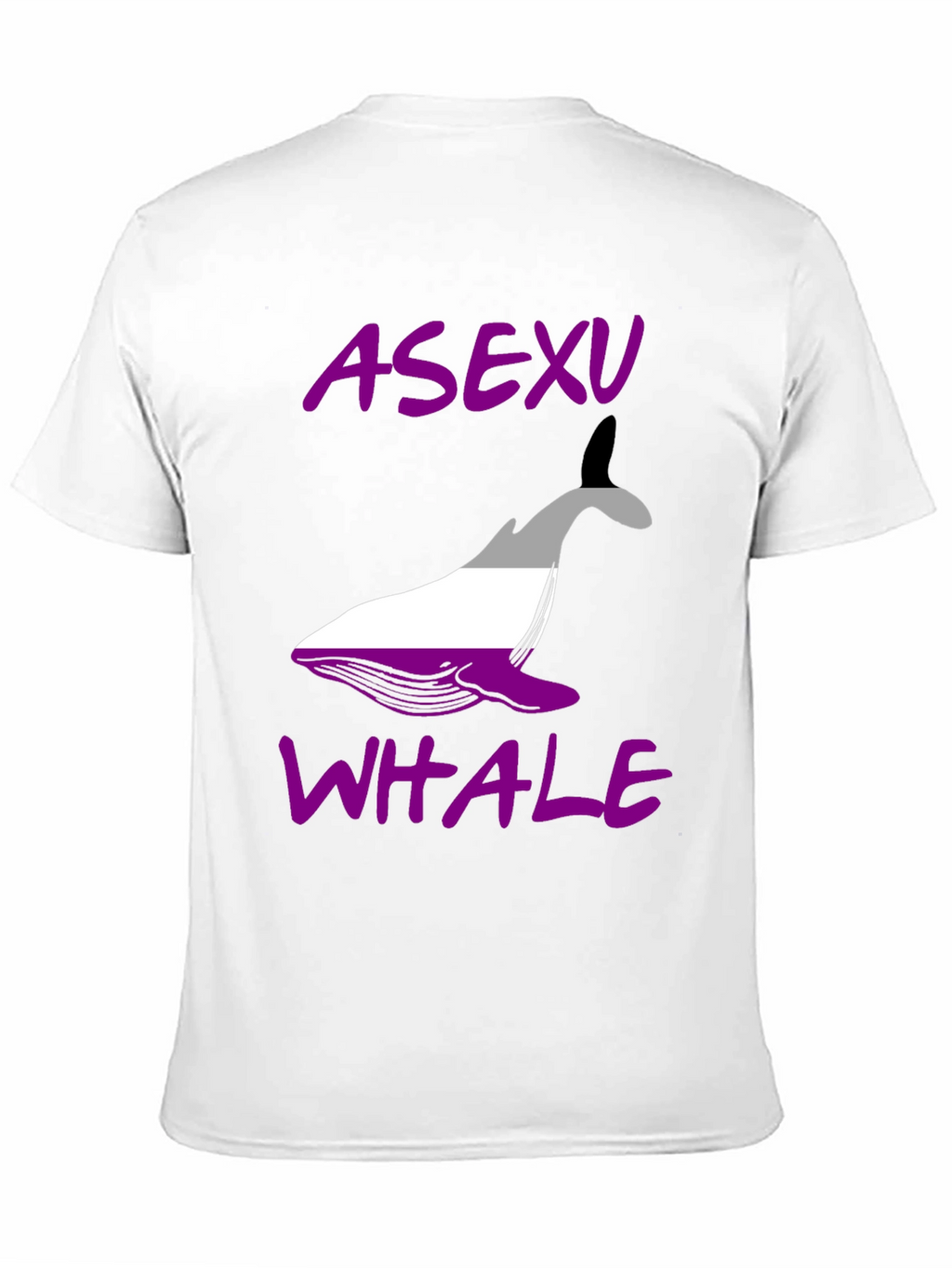 Asexual Pride Whale Graphic T-Shirt