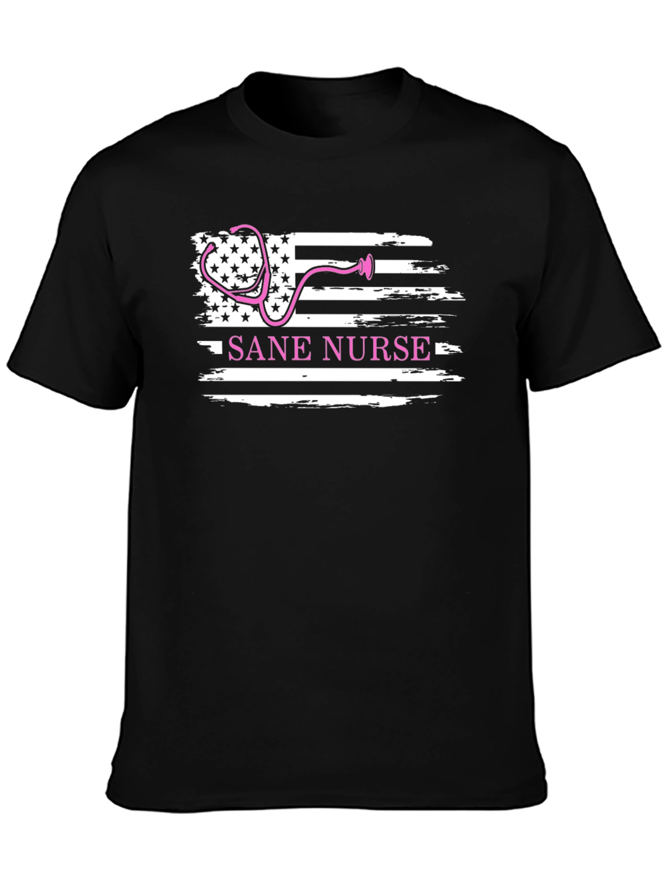 Sane Nurse American Flag T-Shirt