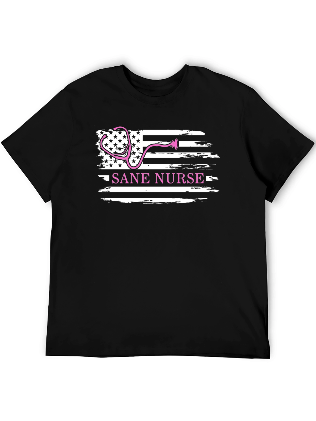 Sane Nurse American Flag T-Shirt