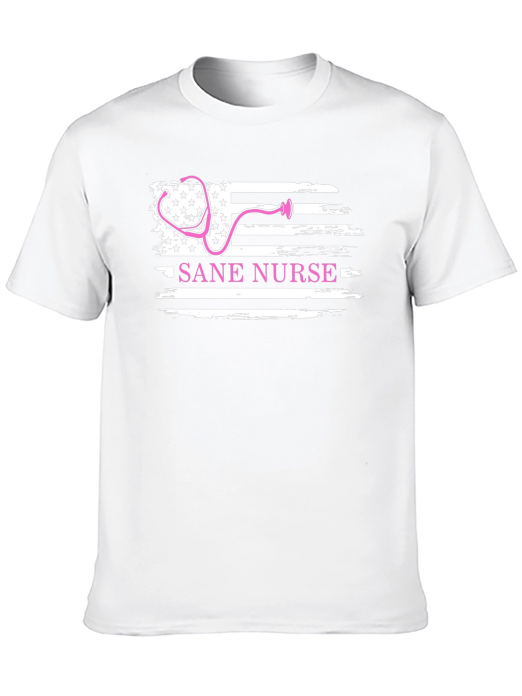 Sane Nurse American Flag T-Shirt