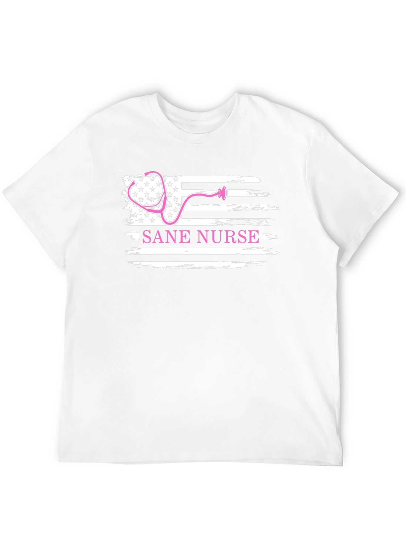 Sane Nurse American Flag T-Shirt