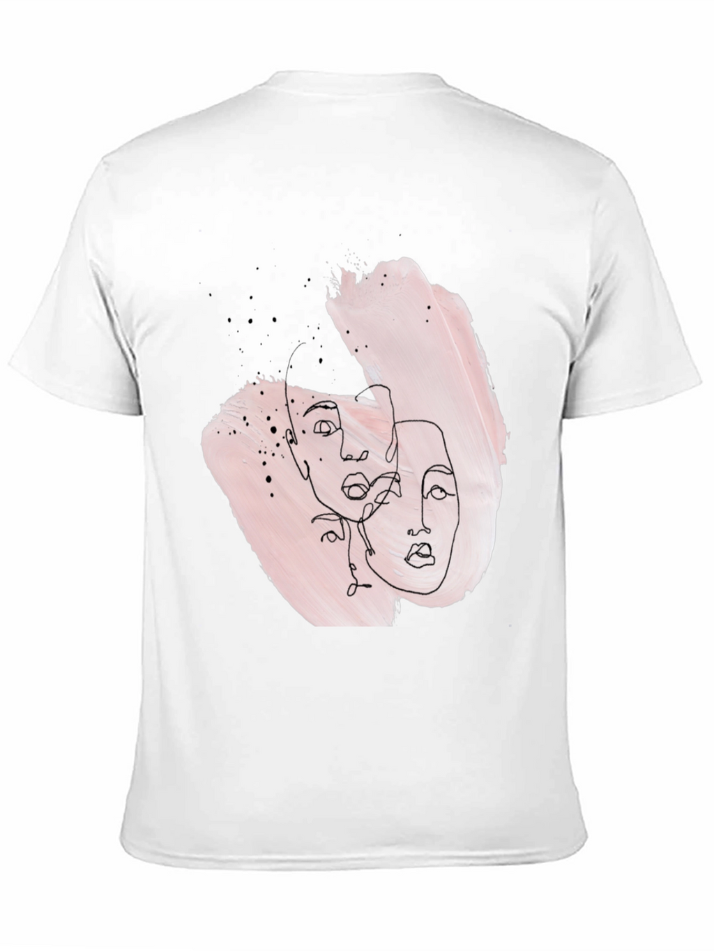 Abstract Faces Graphic Tee - Stylish Unisex T-Shirt