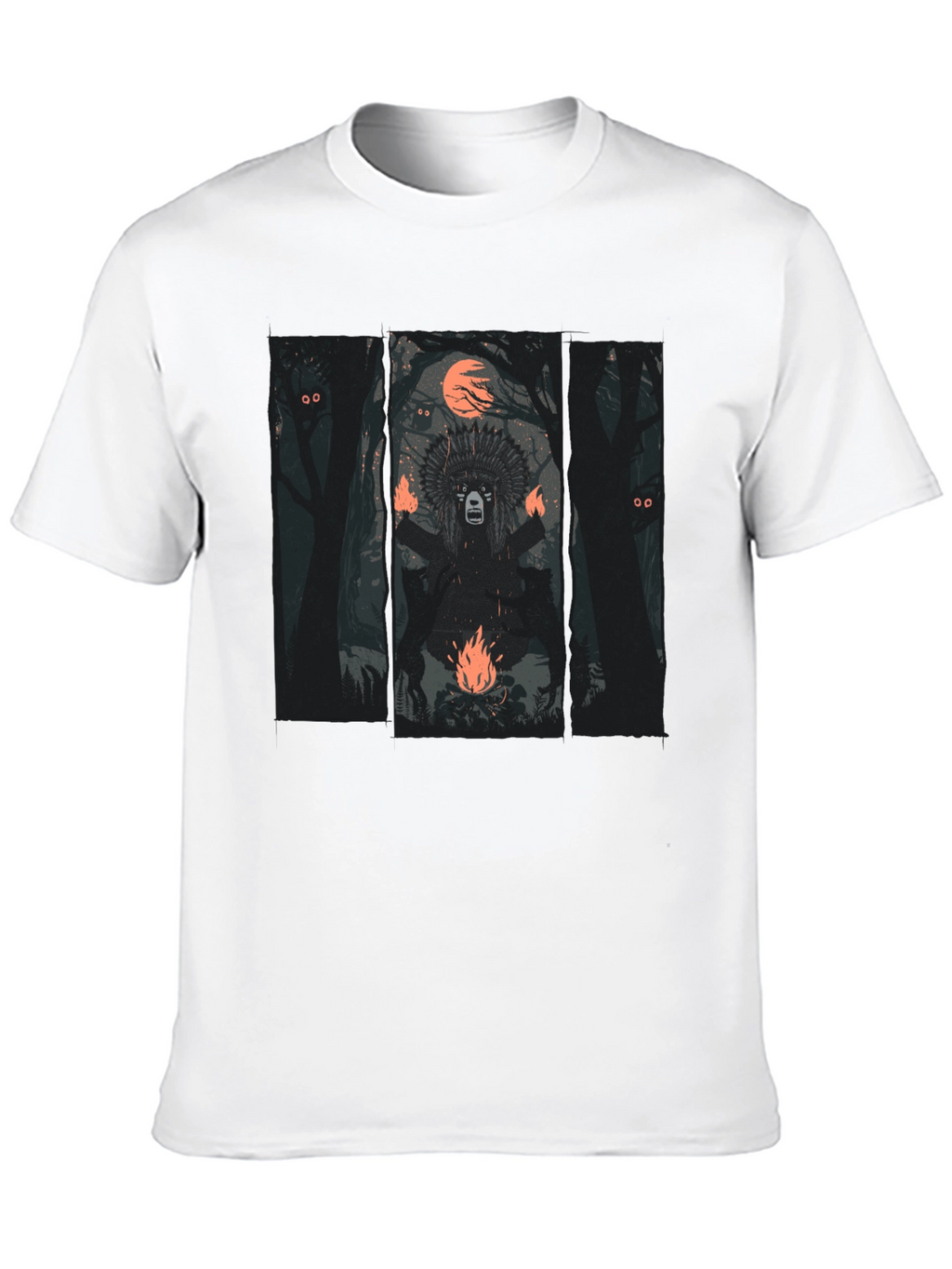 Tribal Graphic Black T-Shirt