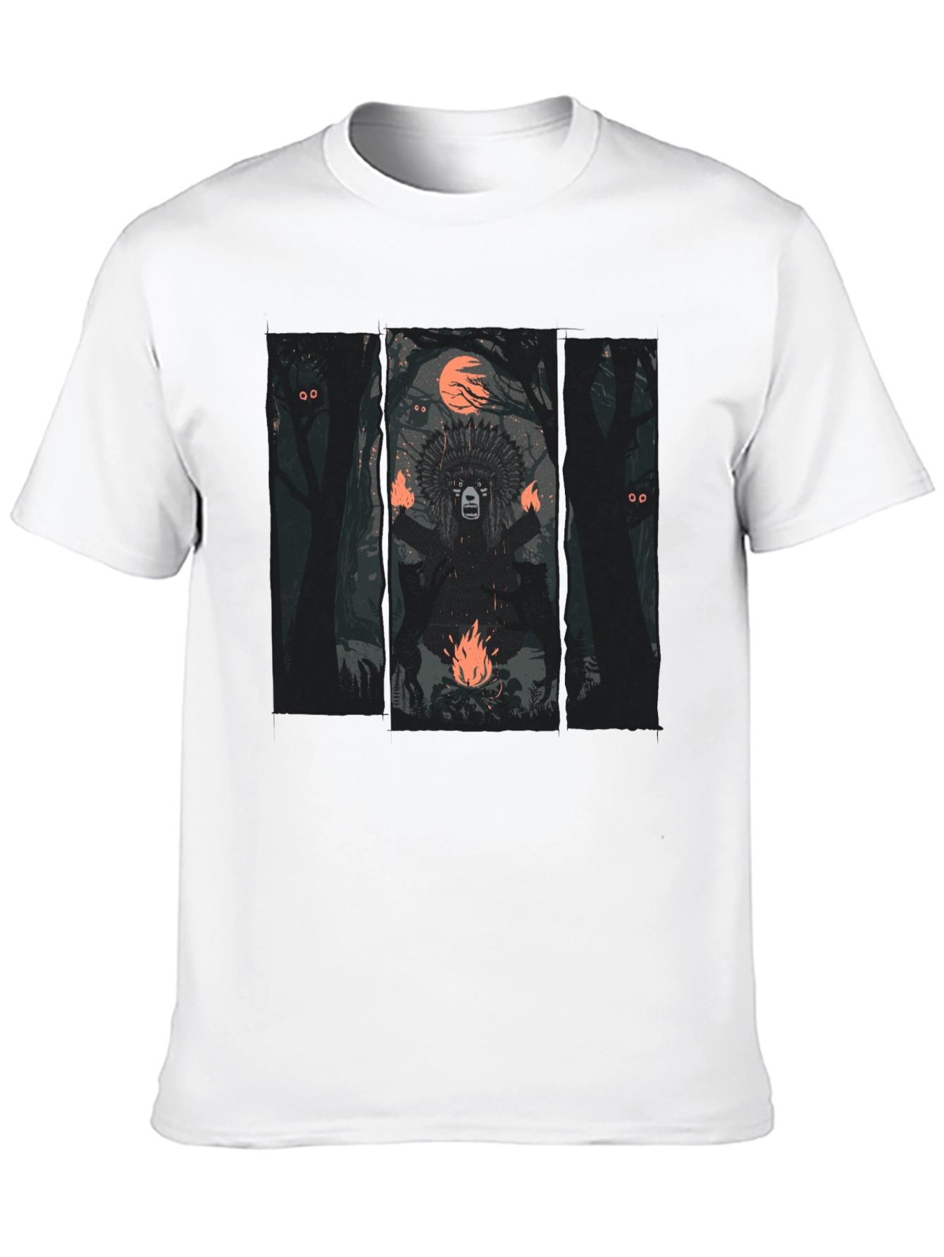 Tribal Graphic Black T-Shirt