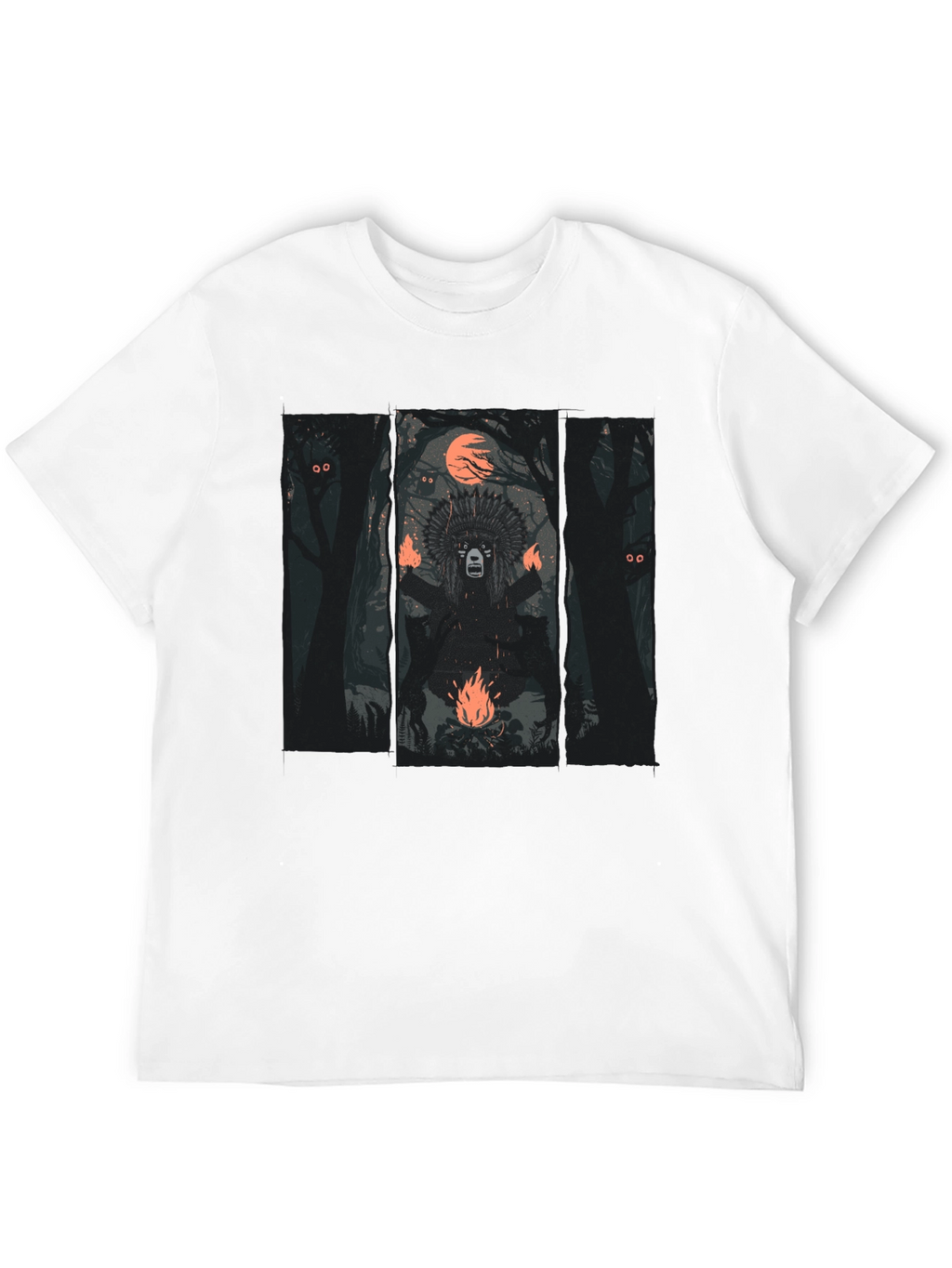 Tribal Graphic Black T-Shirt