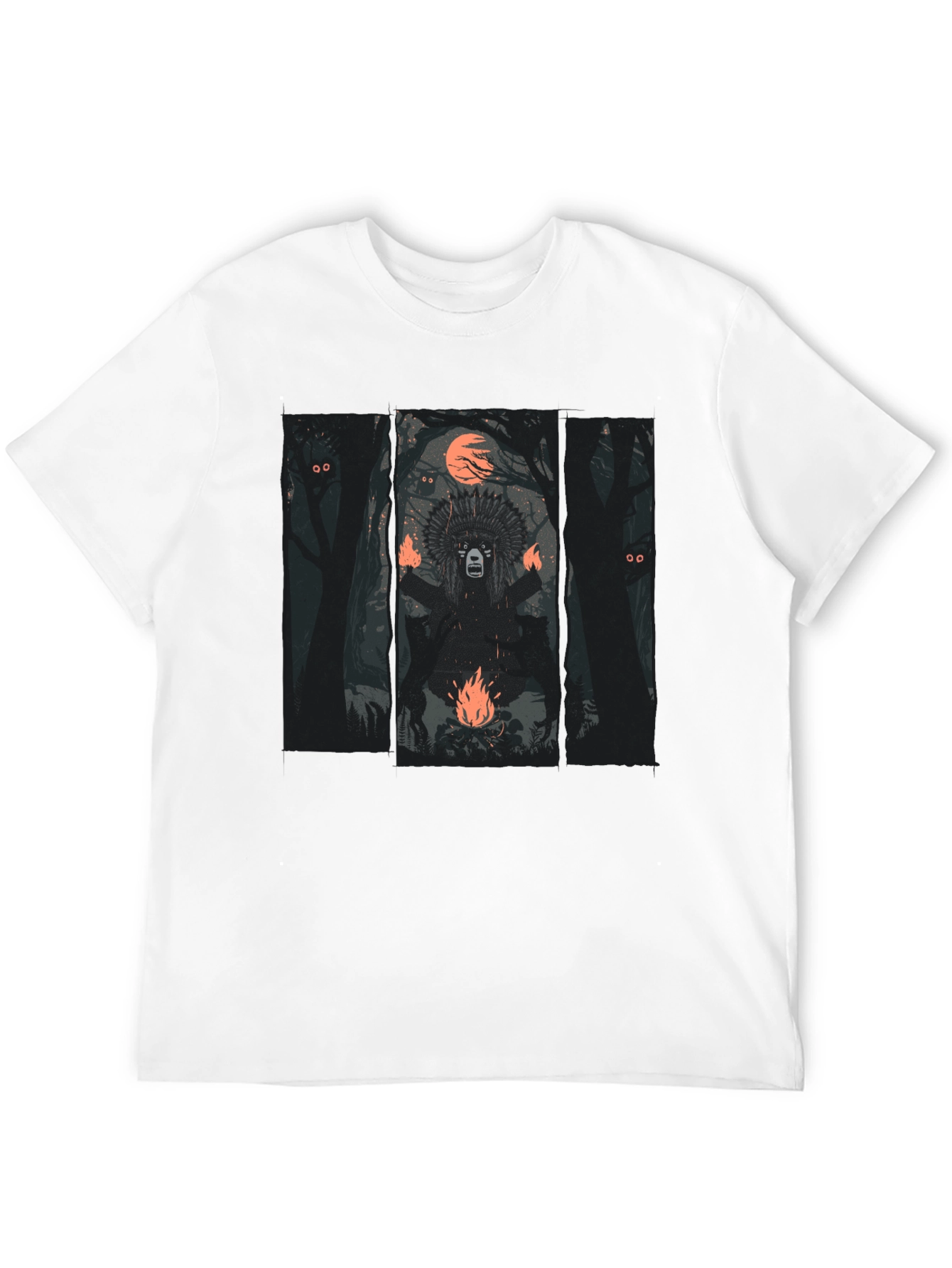 Tribal Graphic Black T-Shirt