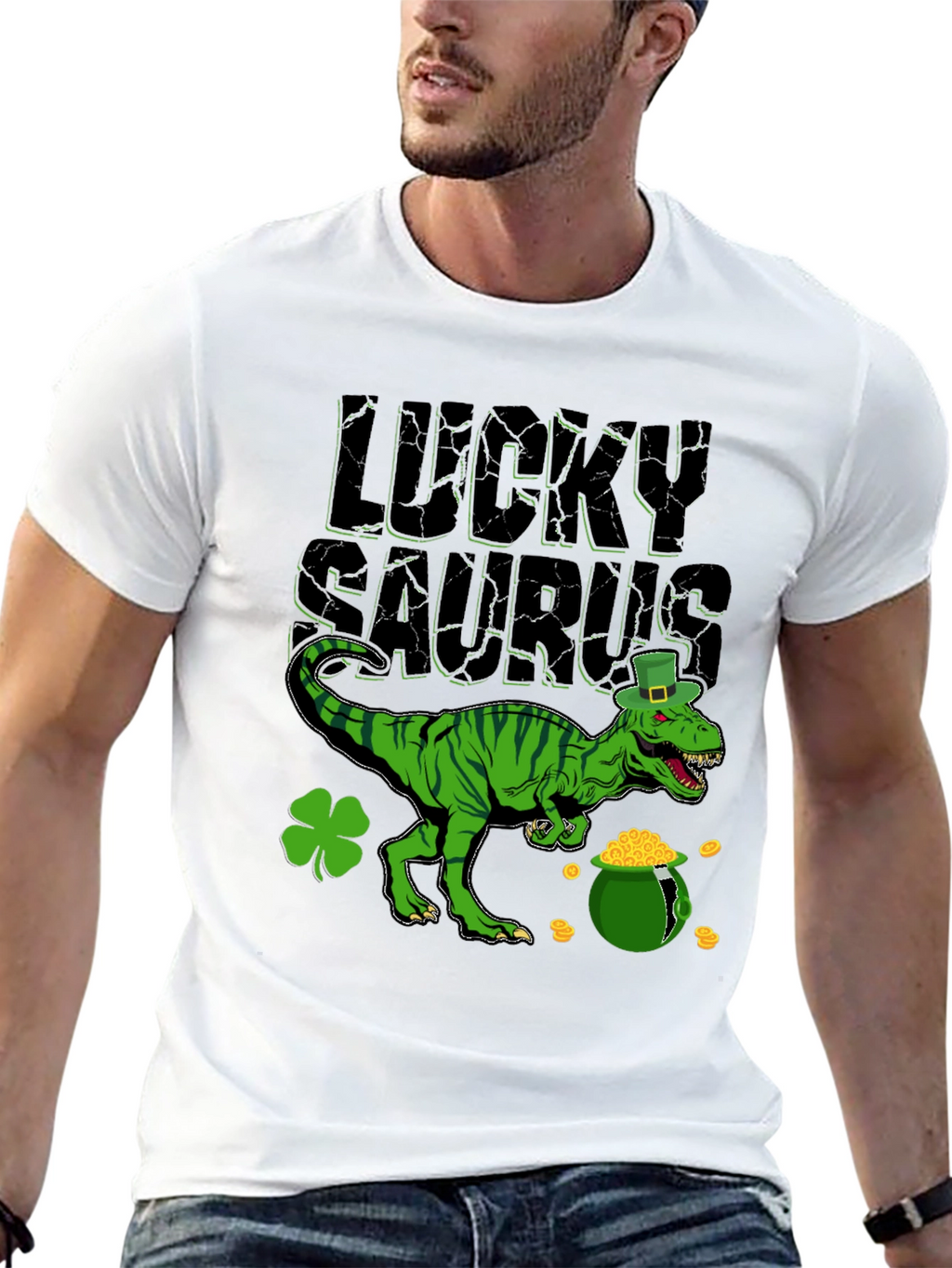 Lucky Saurus St. Patricks Day T-Shirt