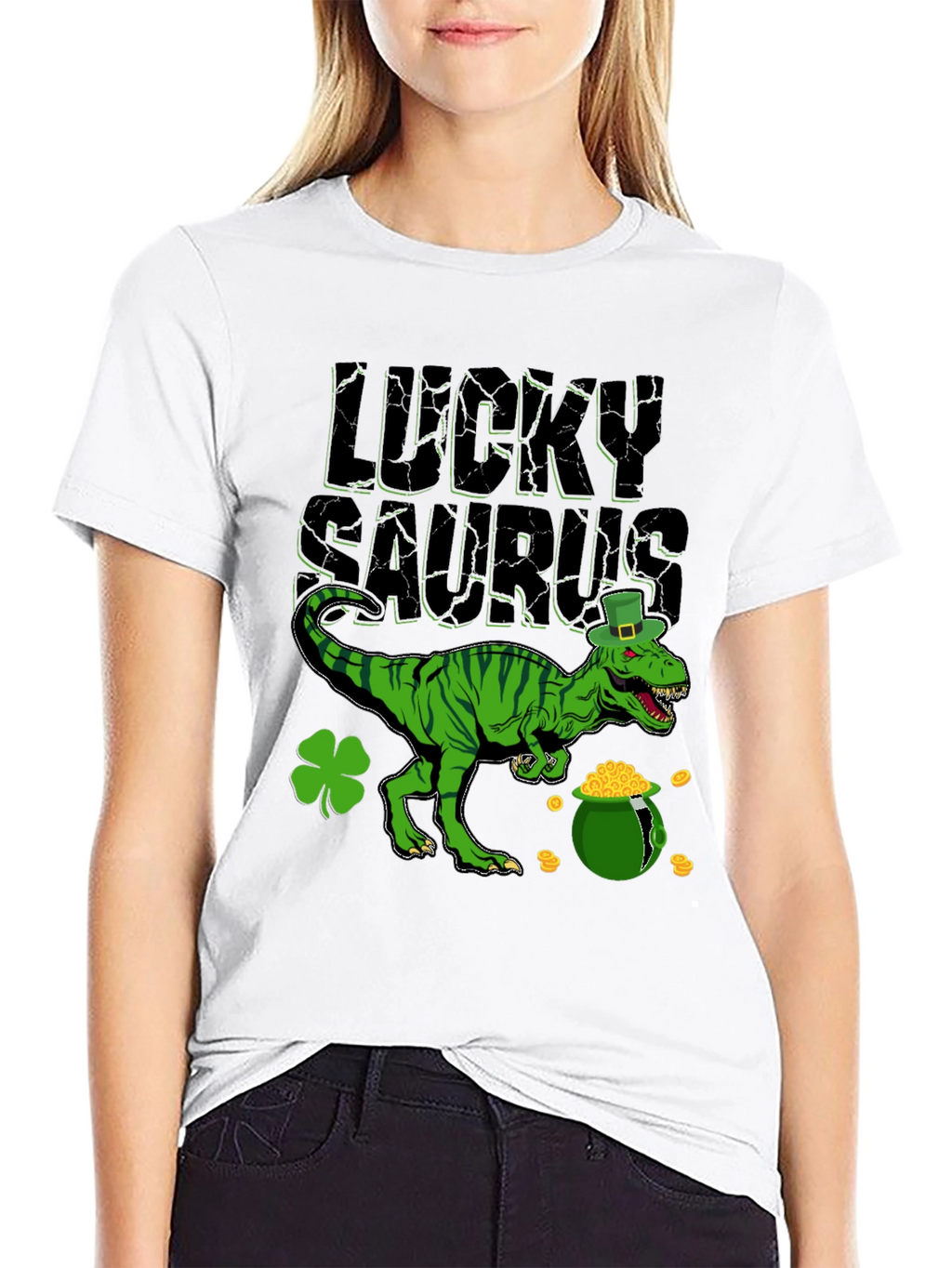 Lucky Saurus St. Patricks Day T-Shirt