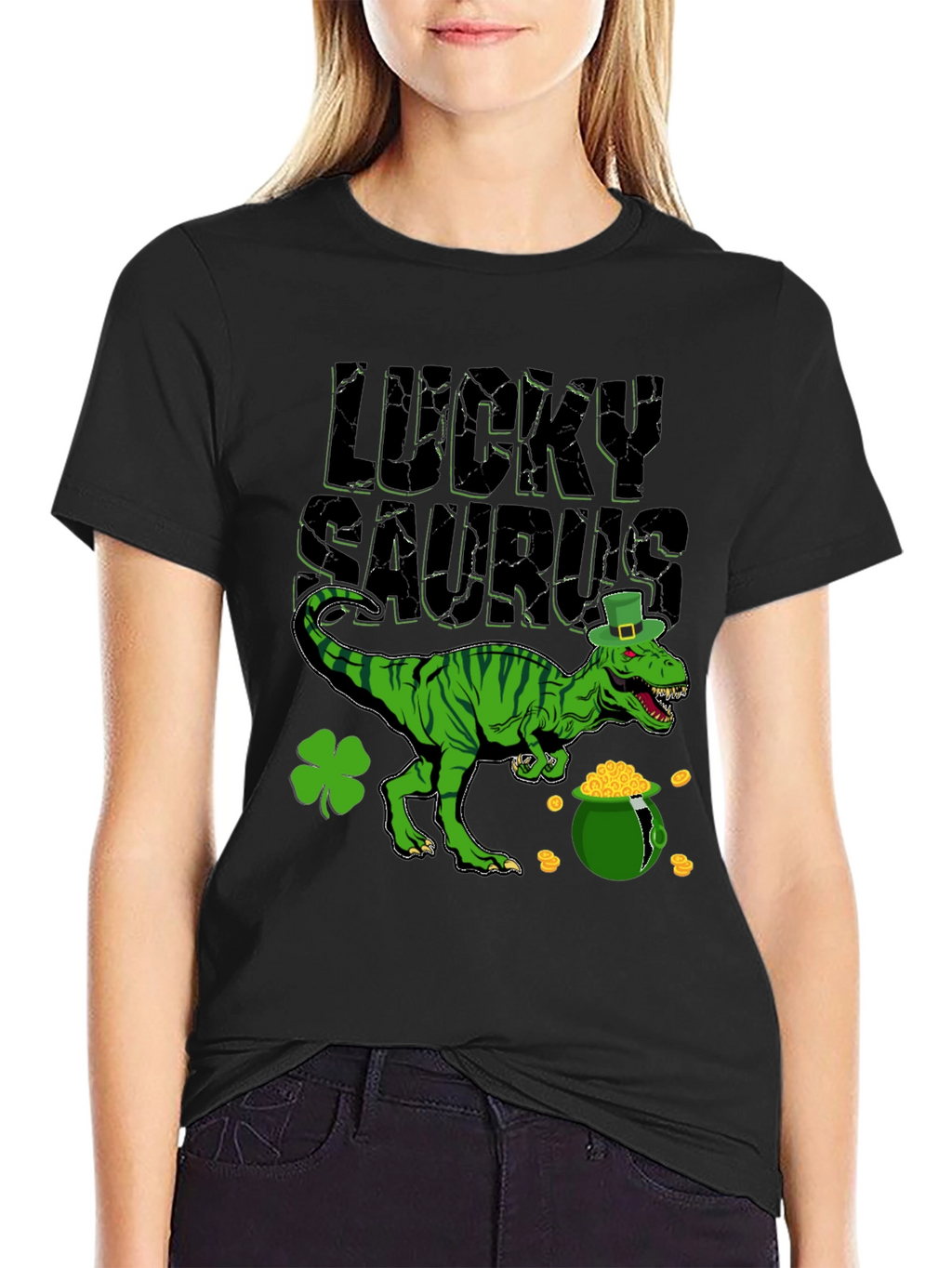 Lucky Saurus St. Patricks Day T-Shirt