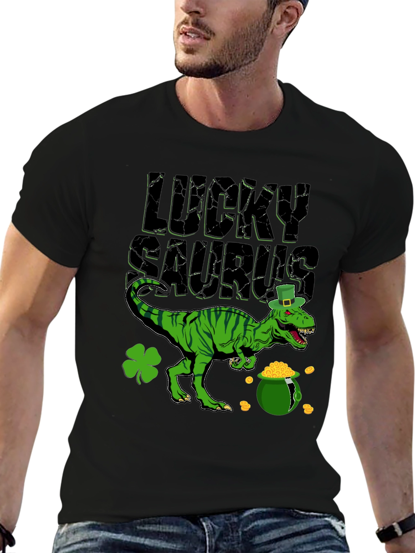 Lucky Saurus St. Patricks Day T-Shirt