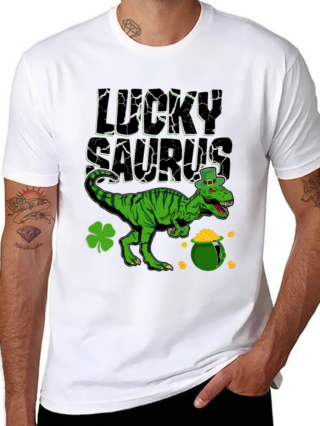 Lucky Saurus St. Patricks Day T-Shirt