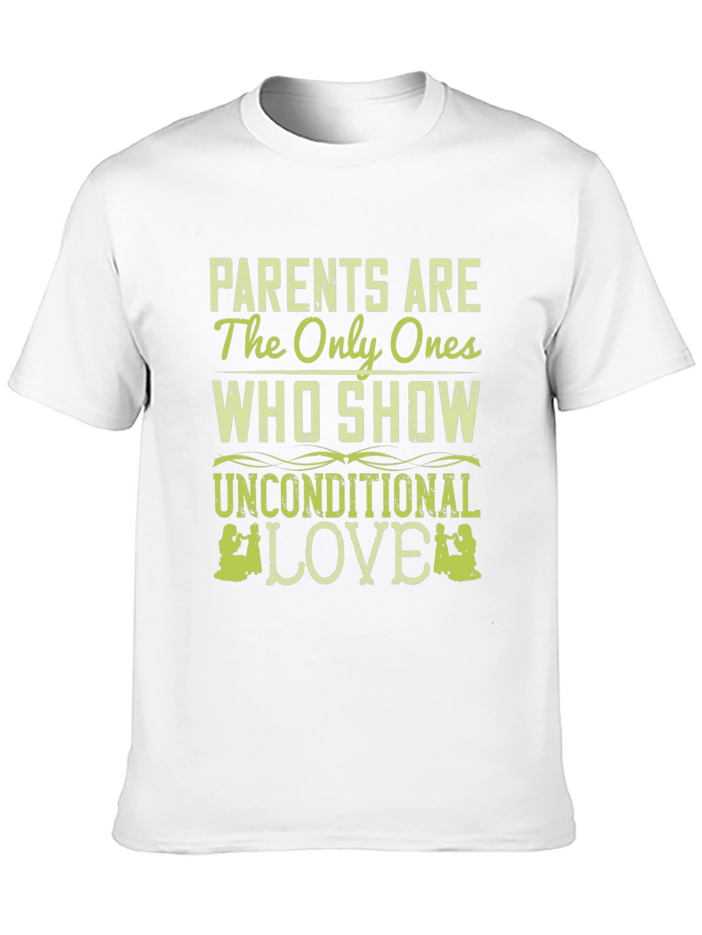 Parents Unconditional Love Black Tee