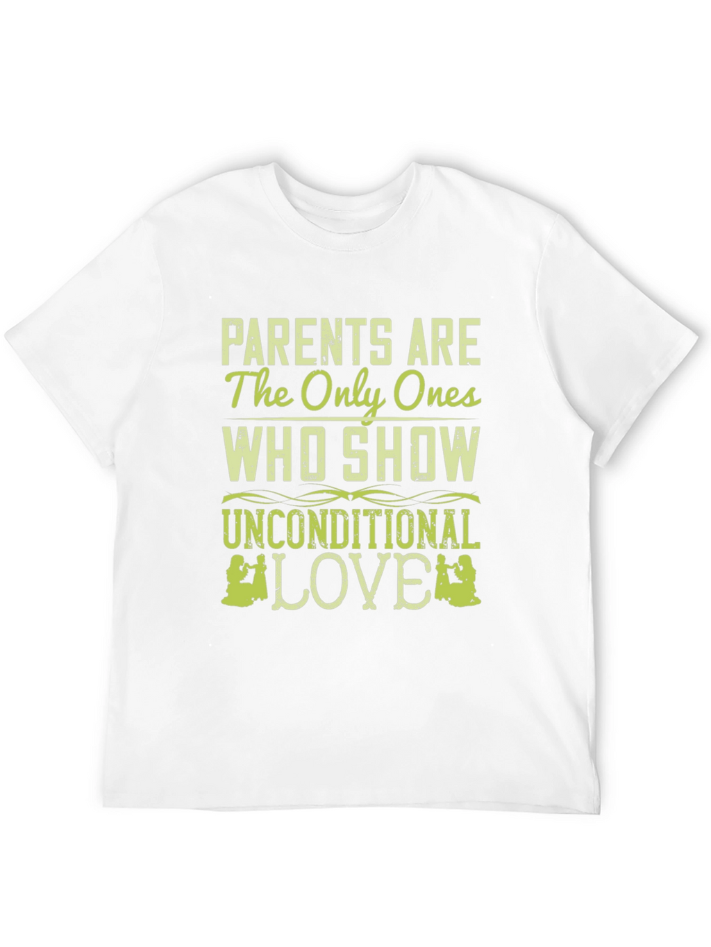 Parents Unconditional Love Black Tee