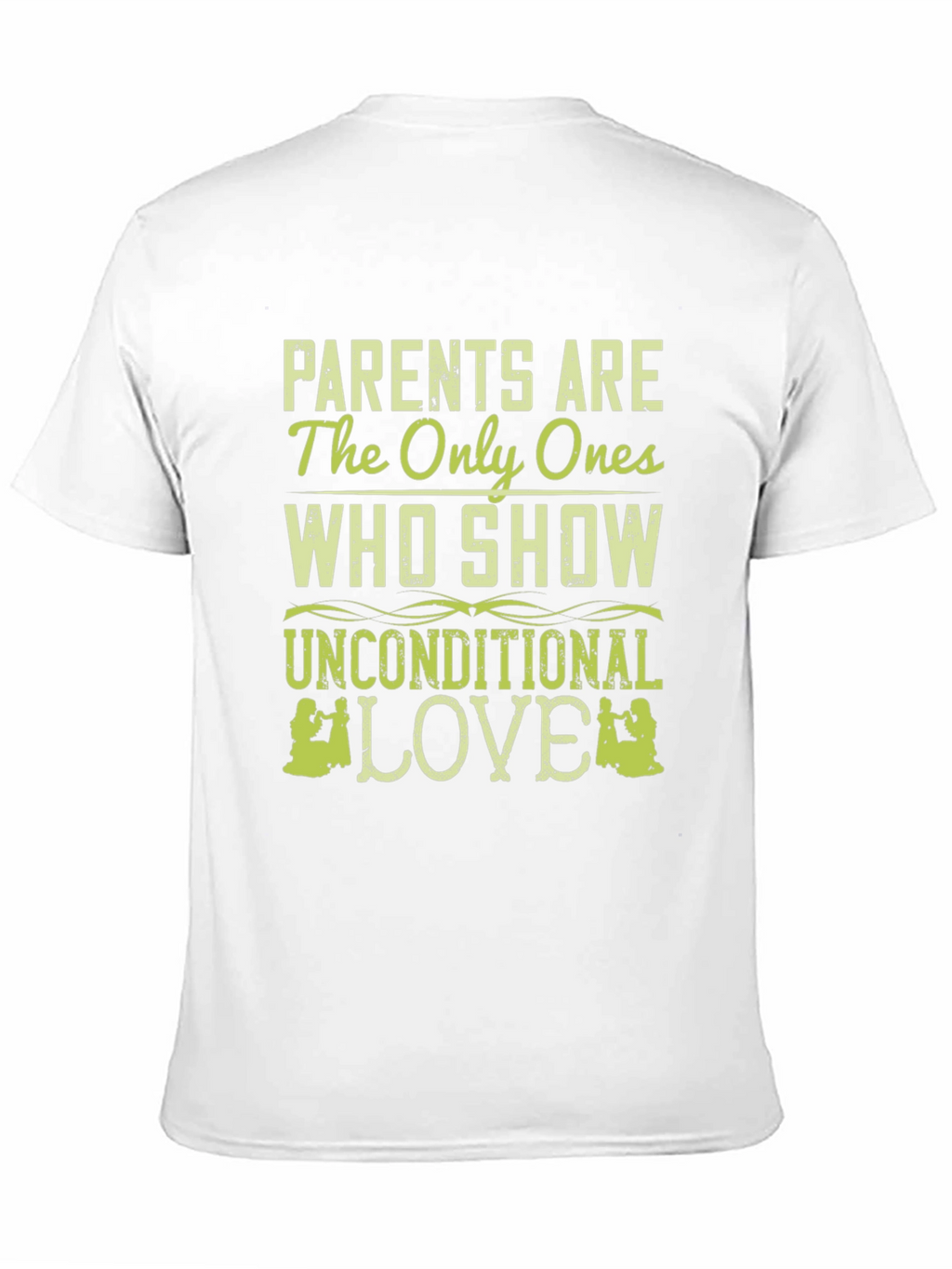 Parents Unconditional Love Black Tee
