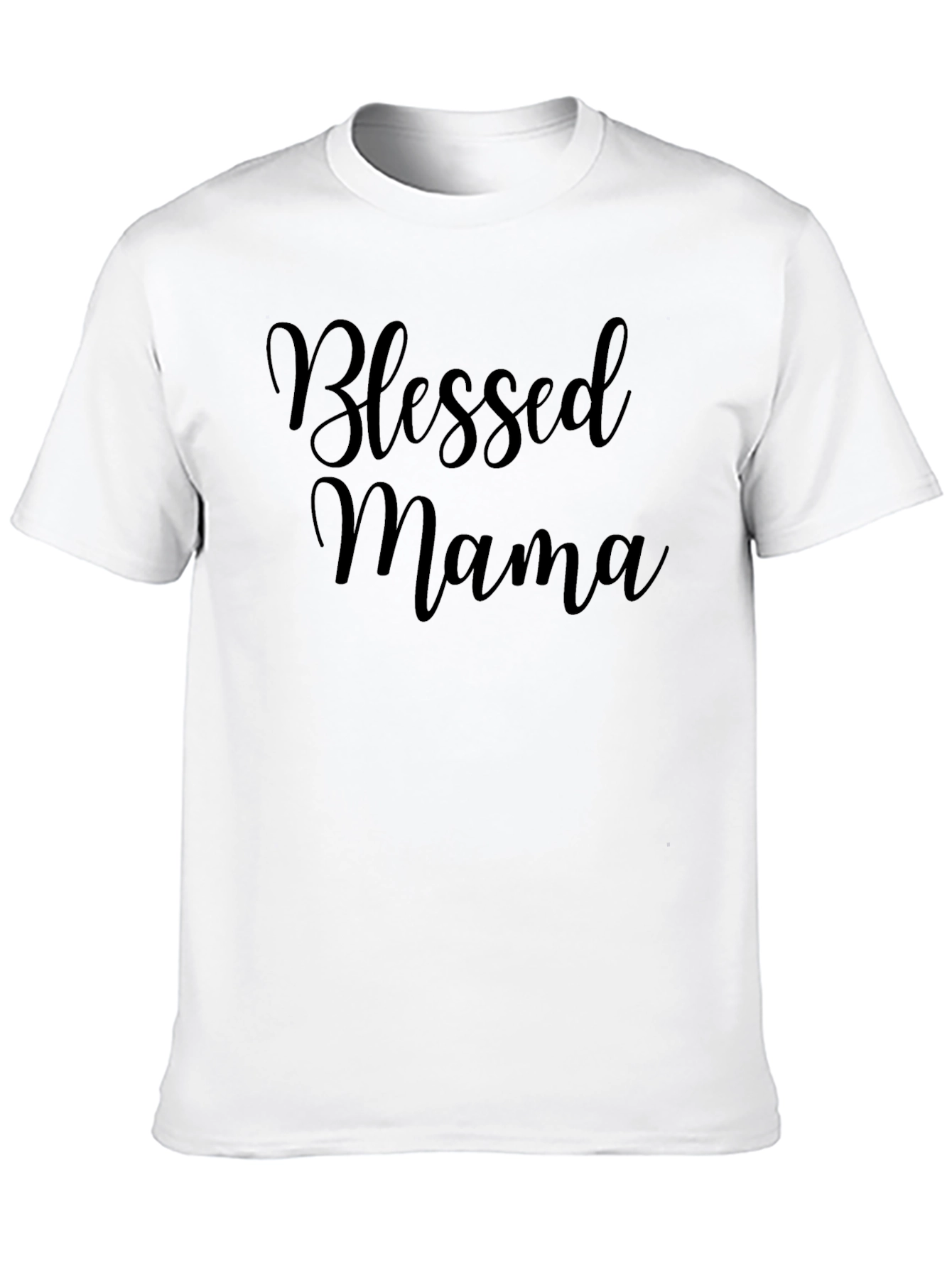 Blessed Mama Black T-Shirt