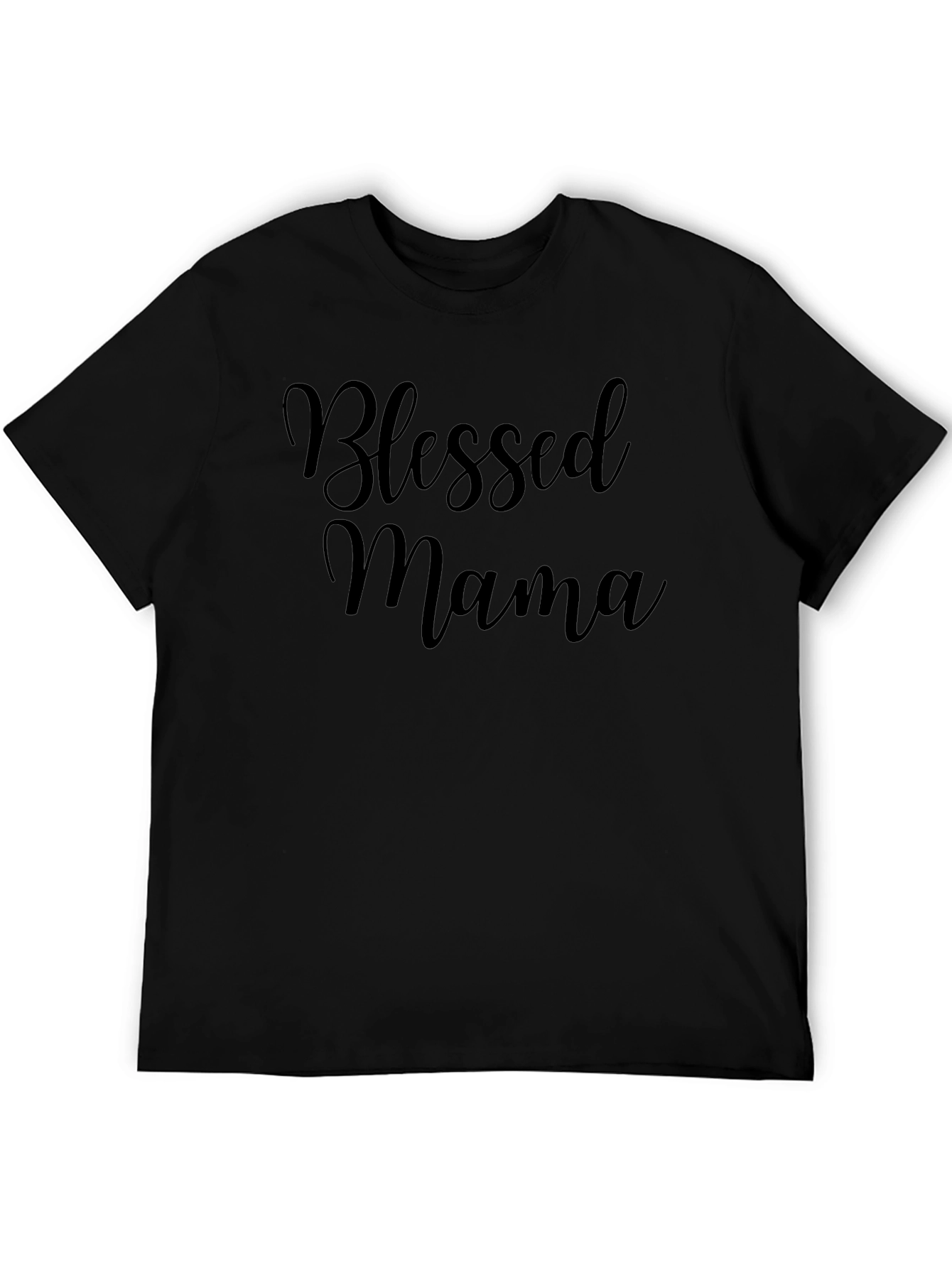Blessed Mama Black T-Shirt