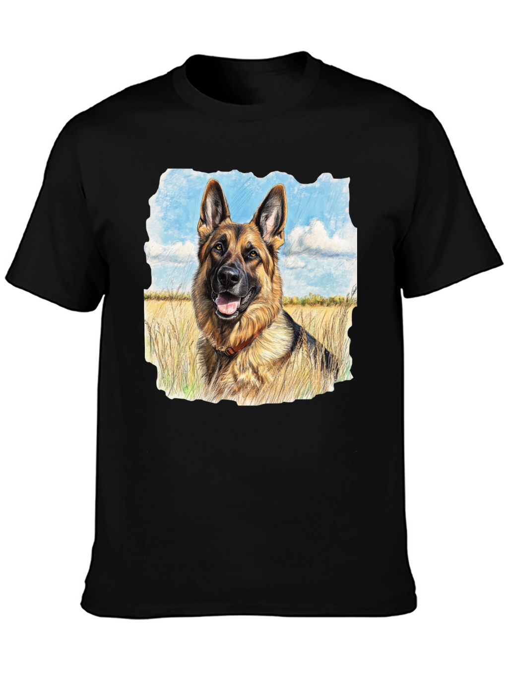 German Shepherd Portrait T-Shirt