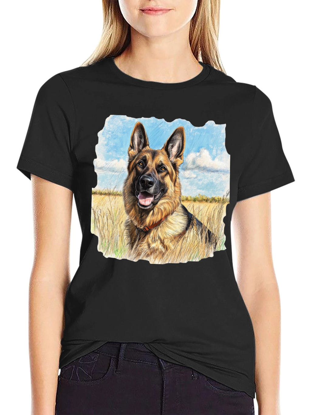 German Shepherd Portrait T-Shirt