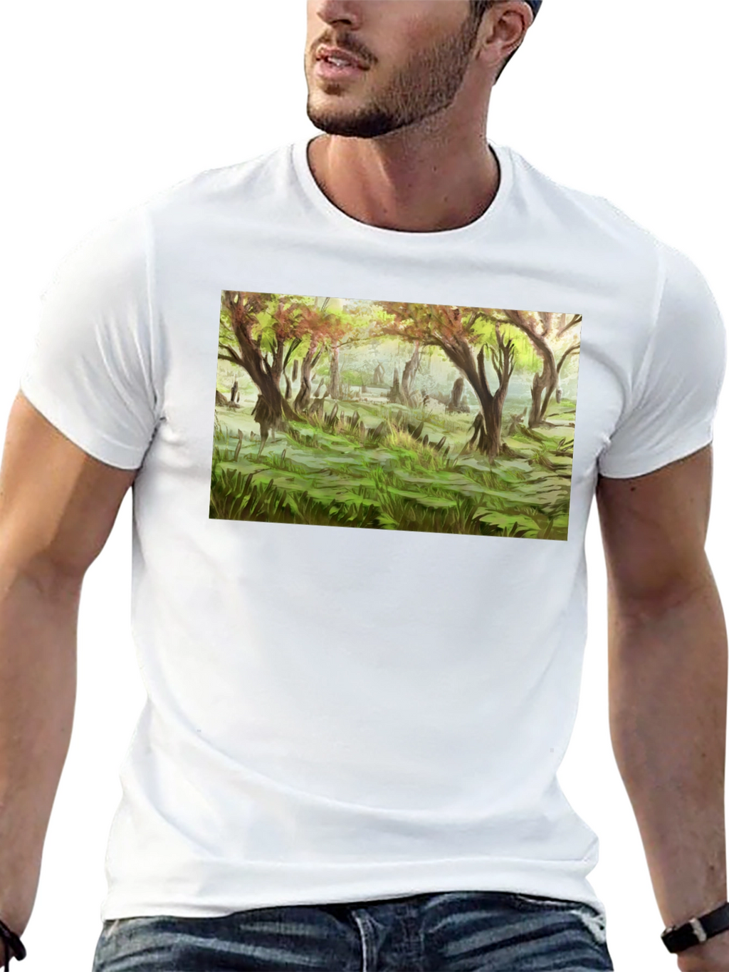 Ethereal Forest Graphic Tee - Nature Inspired Apparel