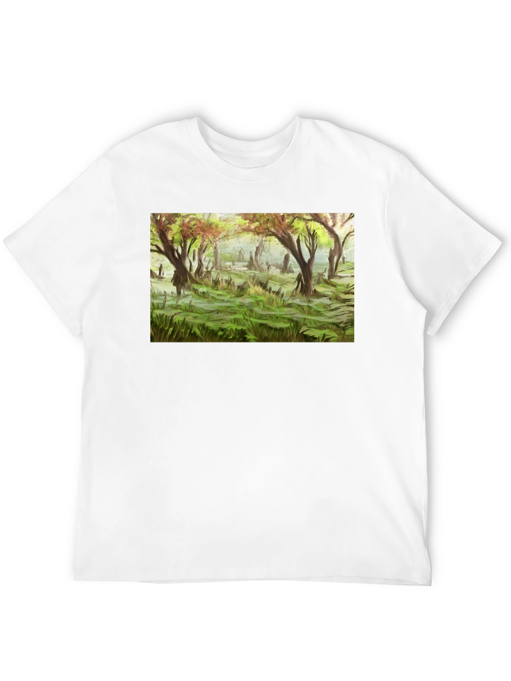 Ethereal Forest Graphic Tee - Nature Inspired Apparel
