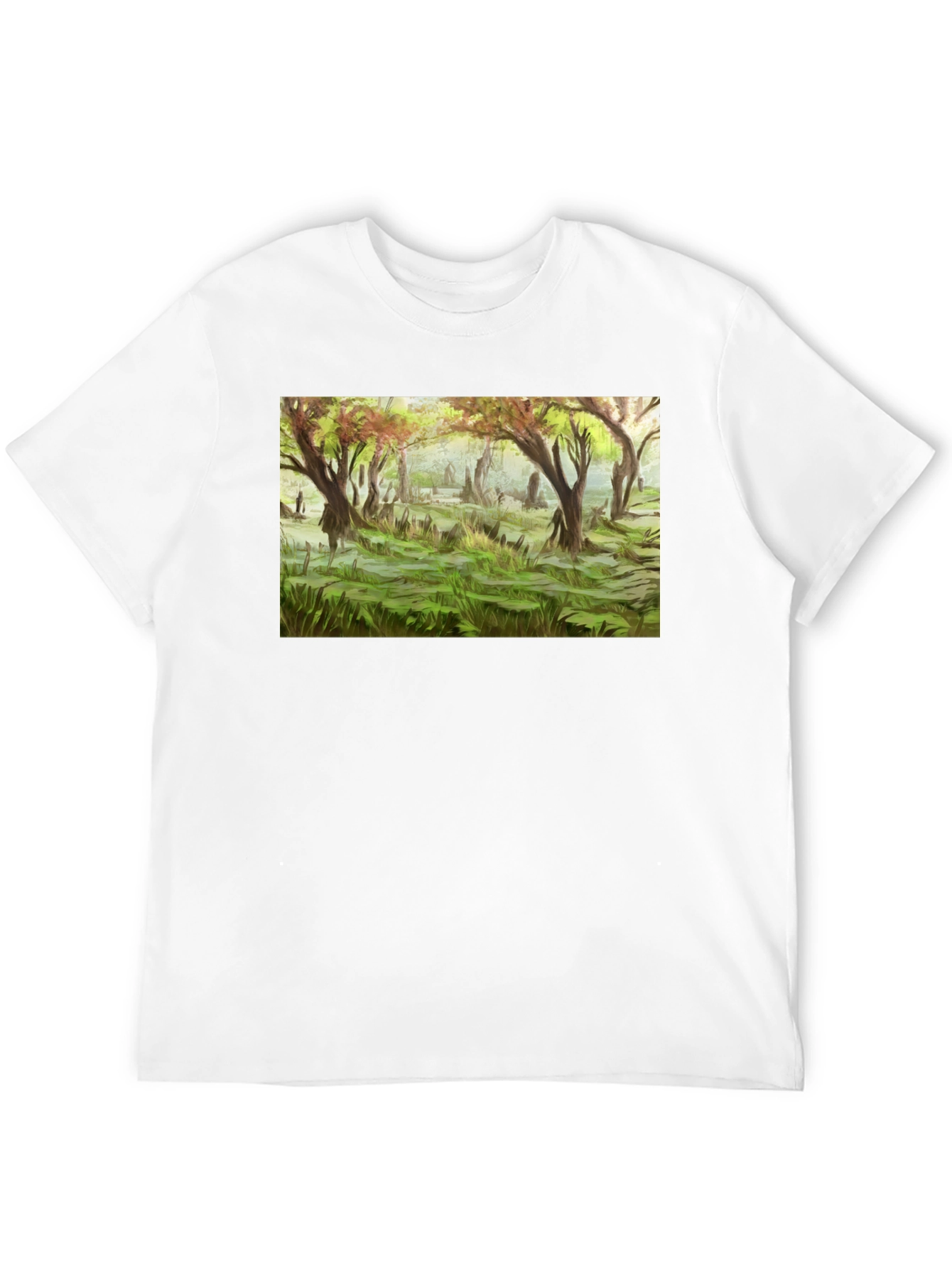 Ethereal Forest Graphic Tee - Nature Inspired Apparel