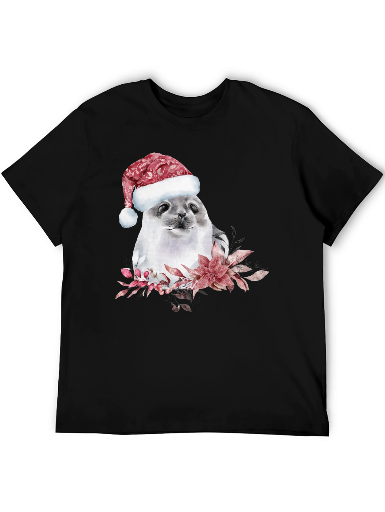Festive Seal Holiday T-Shirt