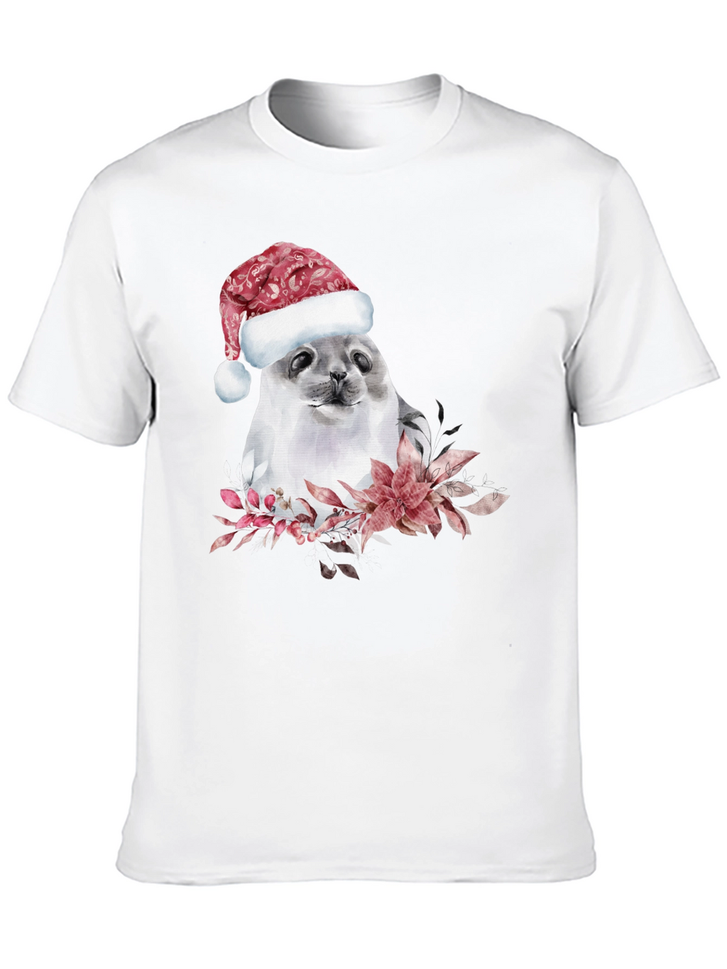 Festive Seal Holiday T-Shirt