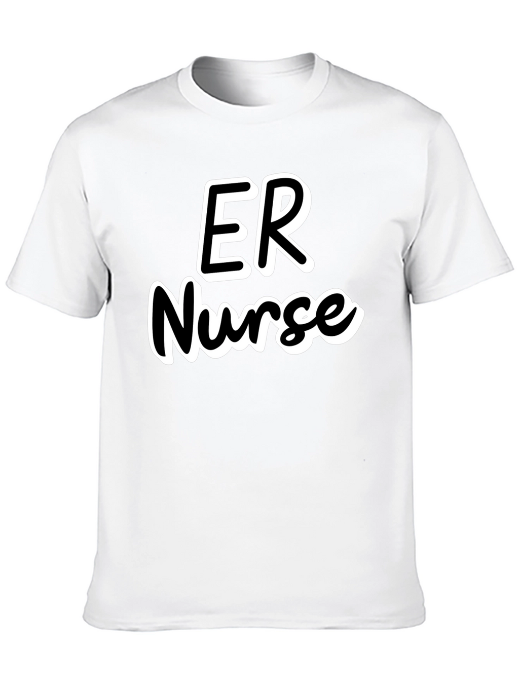ER Nurse T-Shirt - Black Emergency Room Apparel