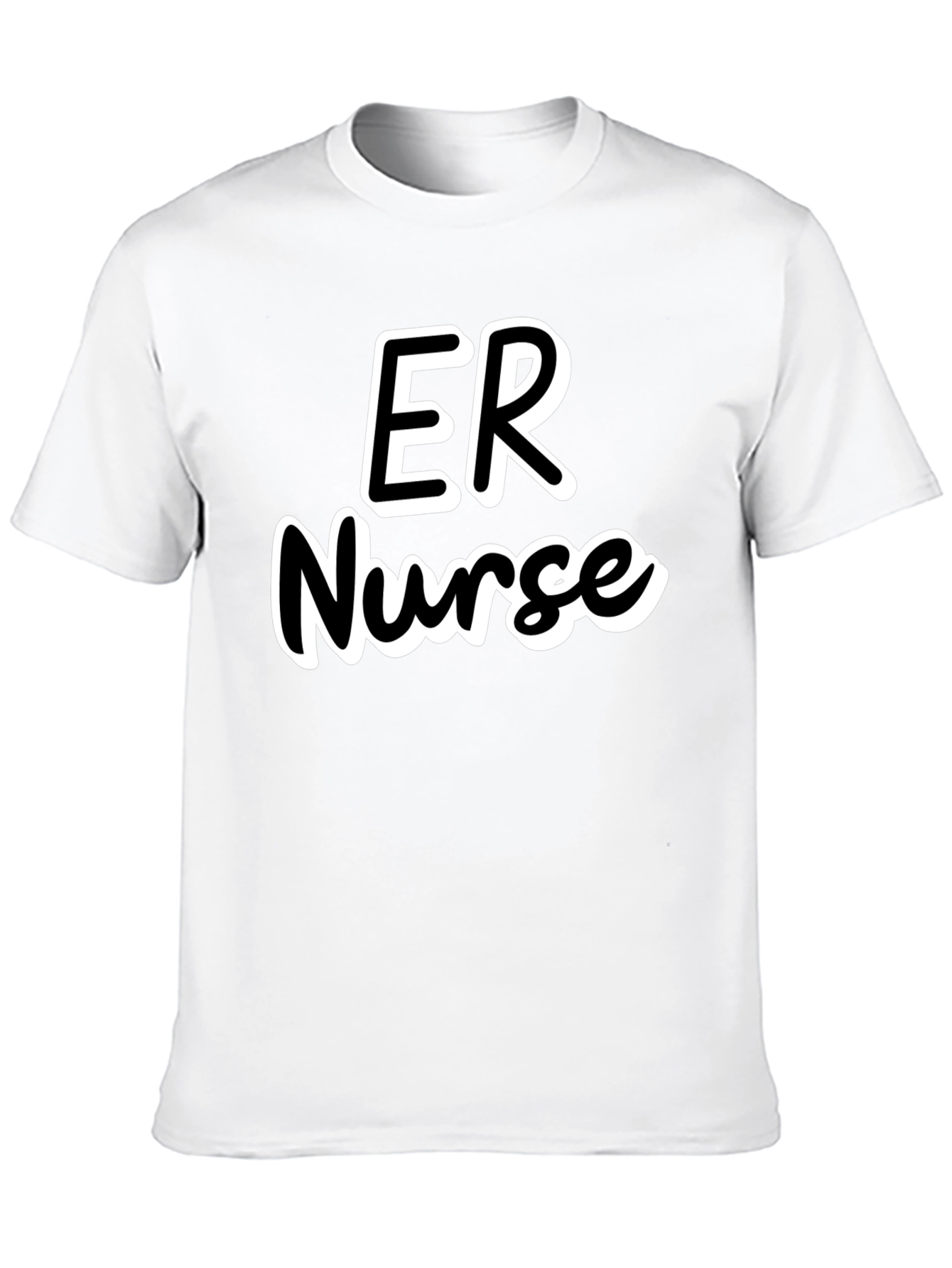 ER Nurse T-Shirt - Black Emergency Room Apparel