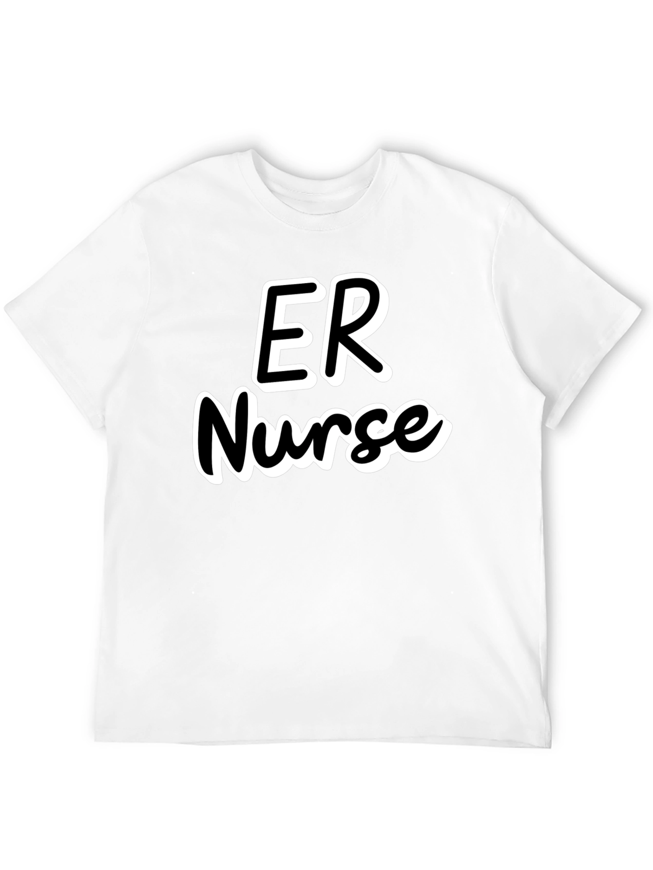 ER Nurse T-Shirt - Black Emergency Room Apparel