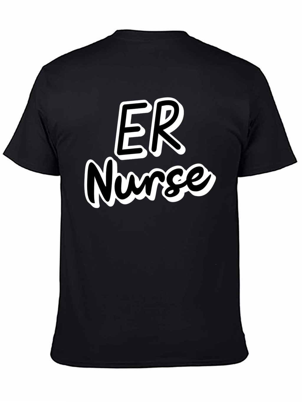ER Nurse T-Shirt - Black Emergency Room Apparel