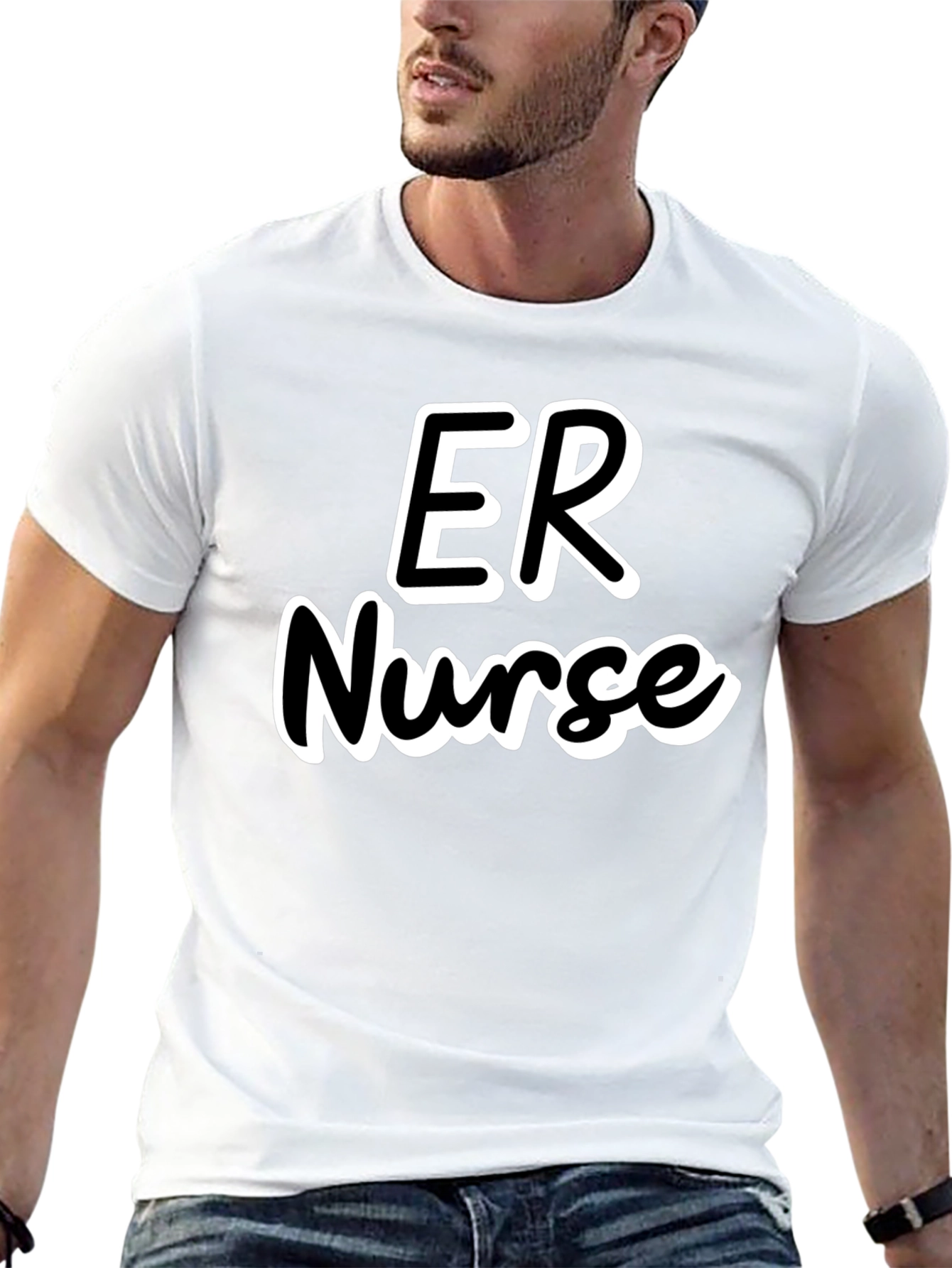 ER Nurse T-Shirt - Black Emergency Room Apparel