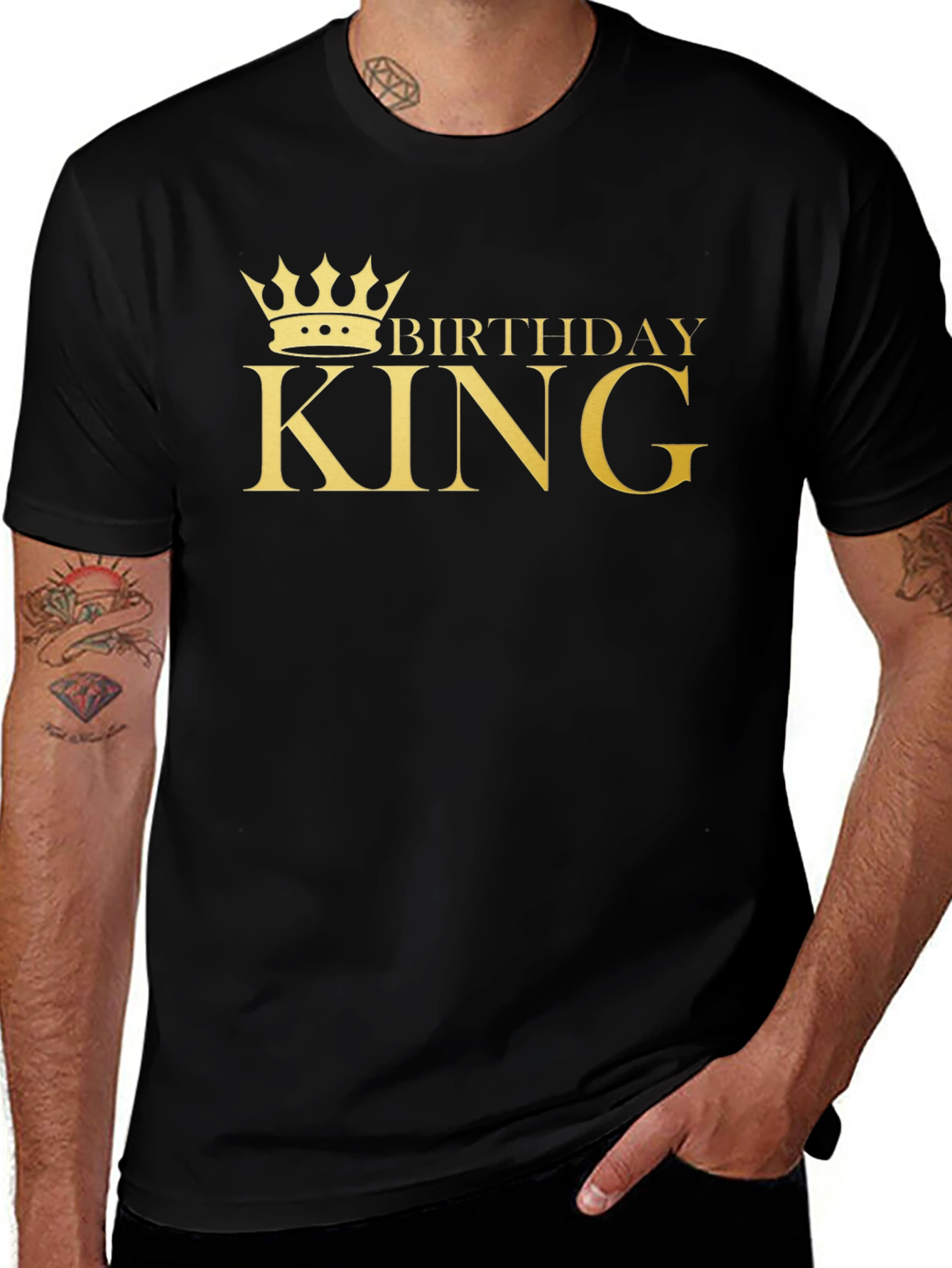 Birthday King Graphic T-Shirt - Stylish Celebration Tee