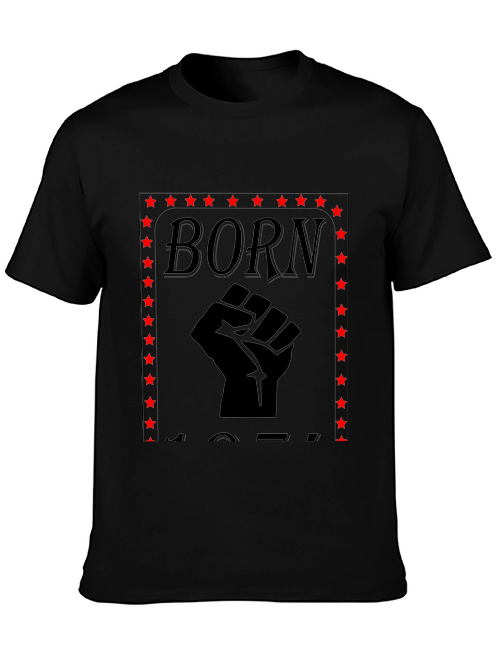 Born Fist Black T-Shirt