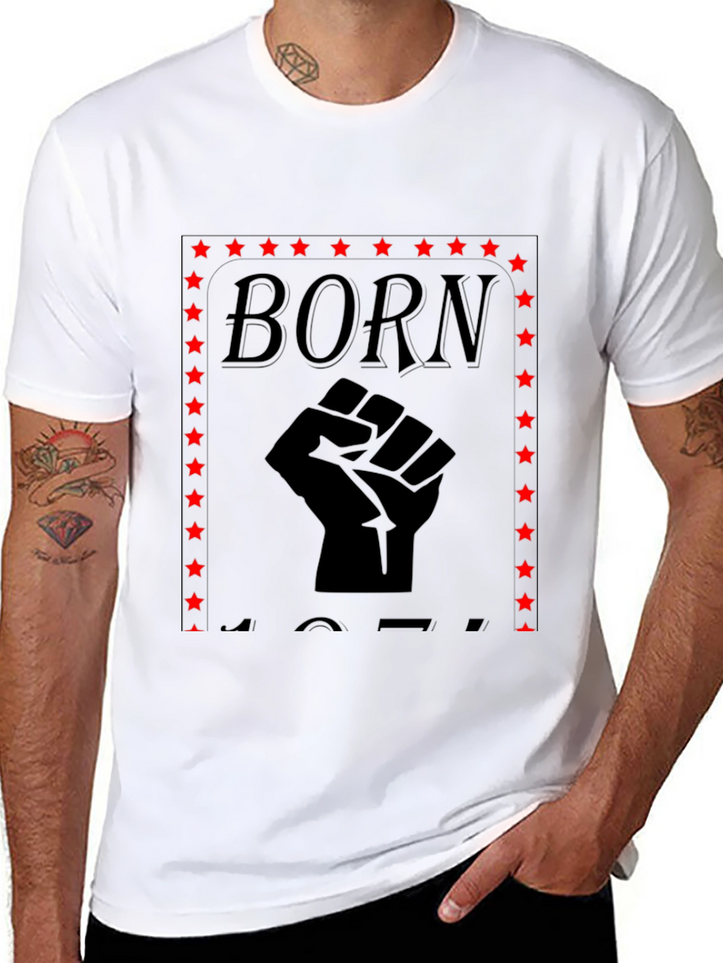 Born Fist Black T-Shirt