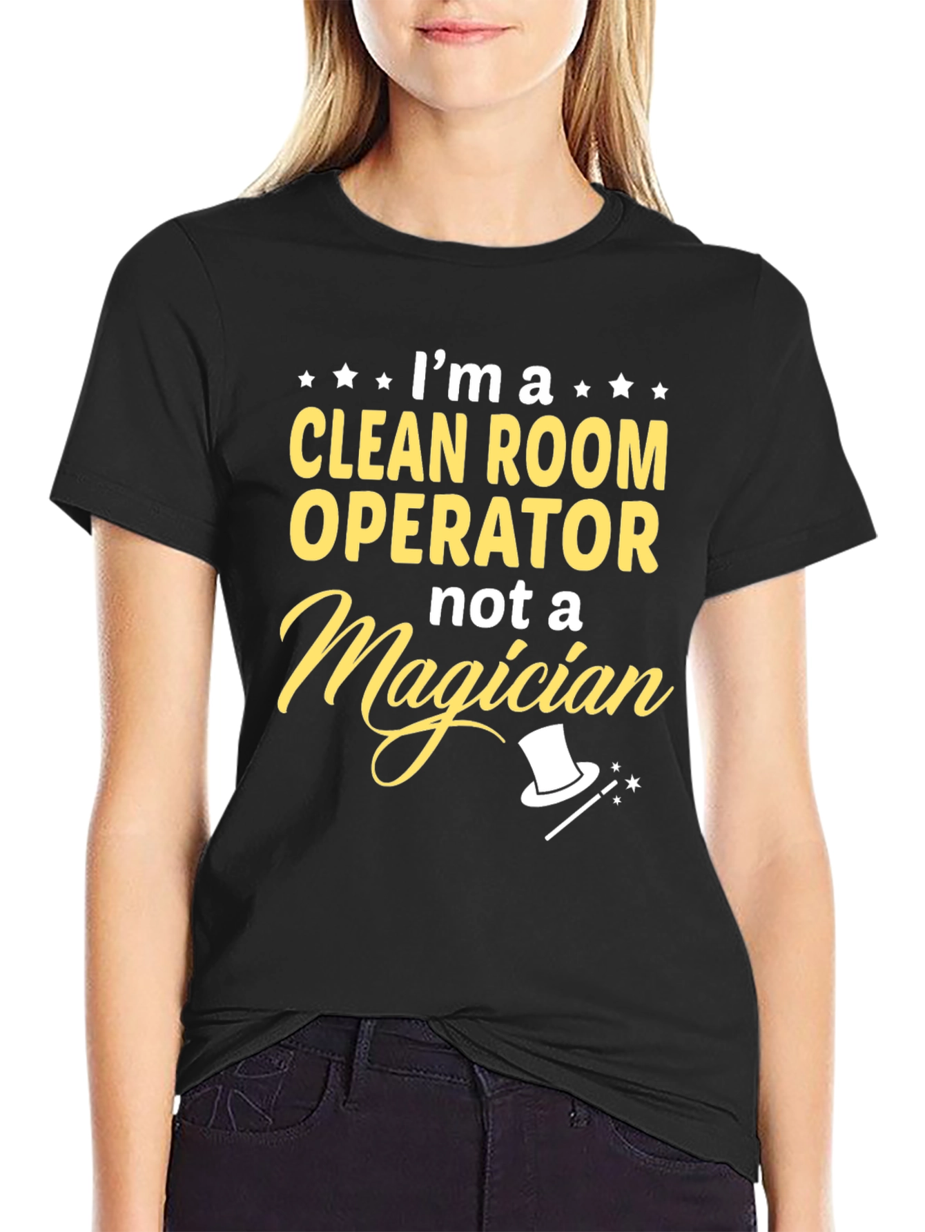 Clean Room Operator T-Shirt - Not a Magician Funny Tee