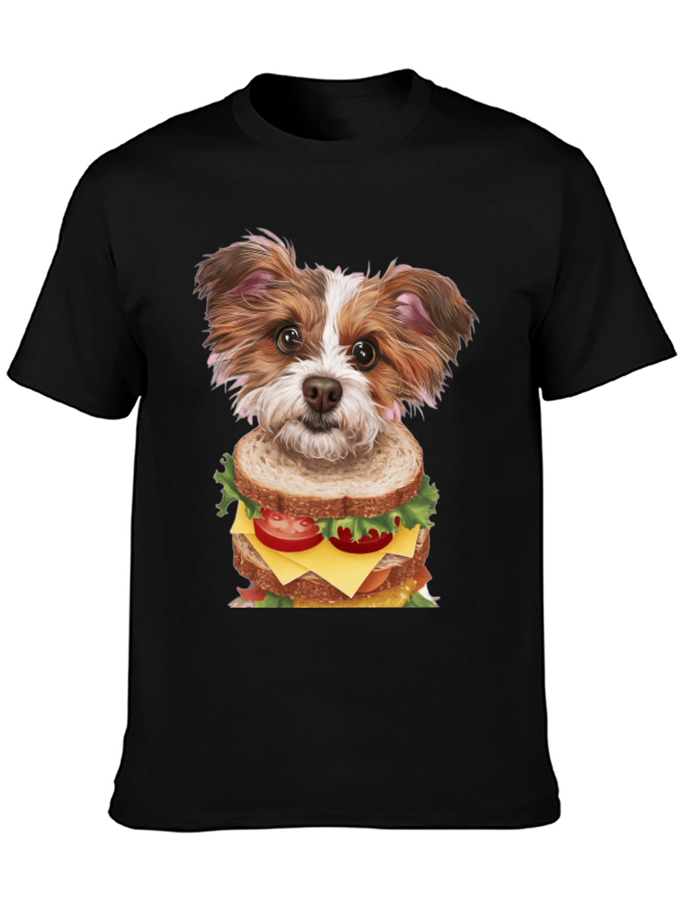 Dog Sandwich Graphic Tee - Unique Style