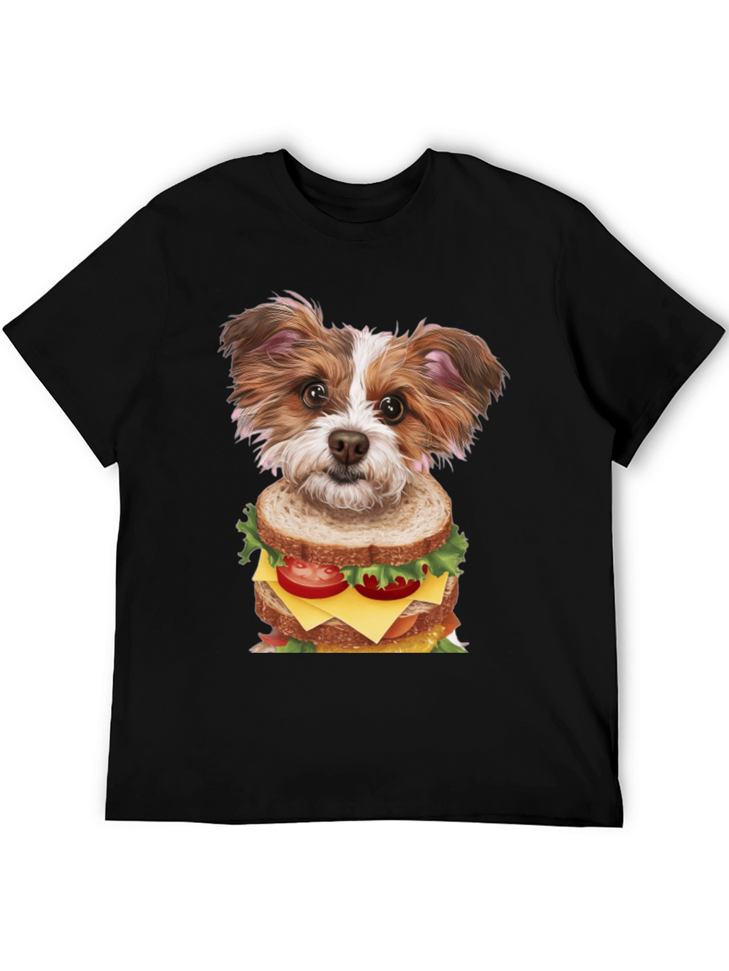 Dog Sandwich Graphic Tee - Unique Style